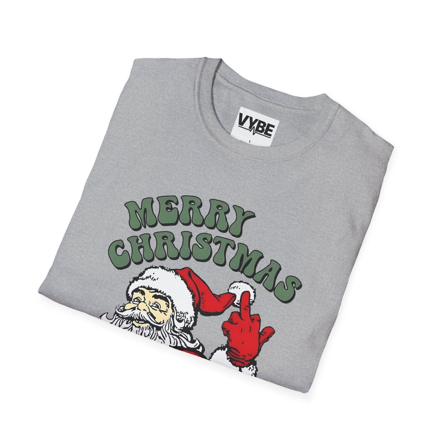 Christmas- Funny T-Shirt, Merry Christmas A**holes Graphic Tee, Holiday Humor Shirt, Gift for Him/Her - VYBE Shop