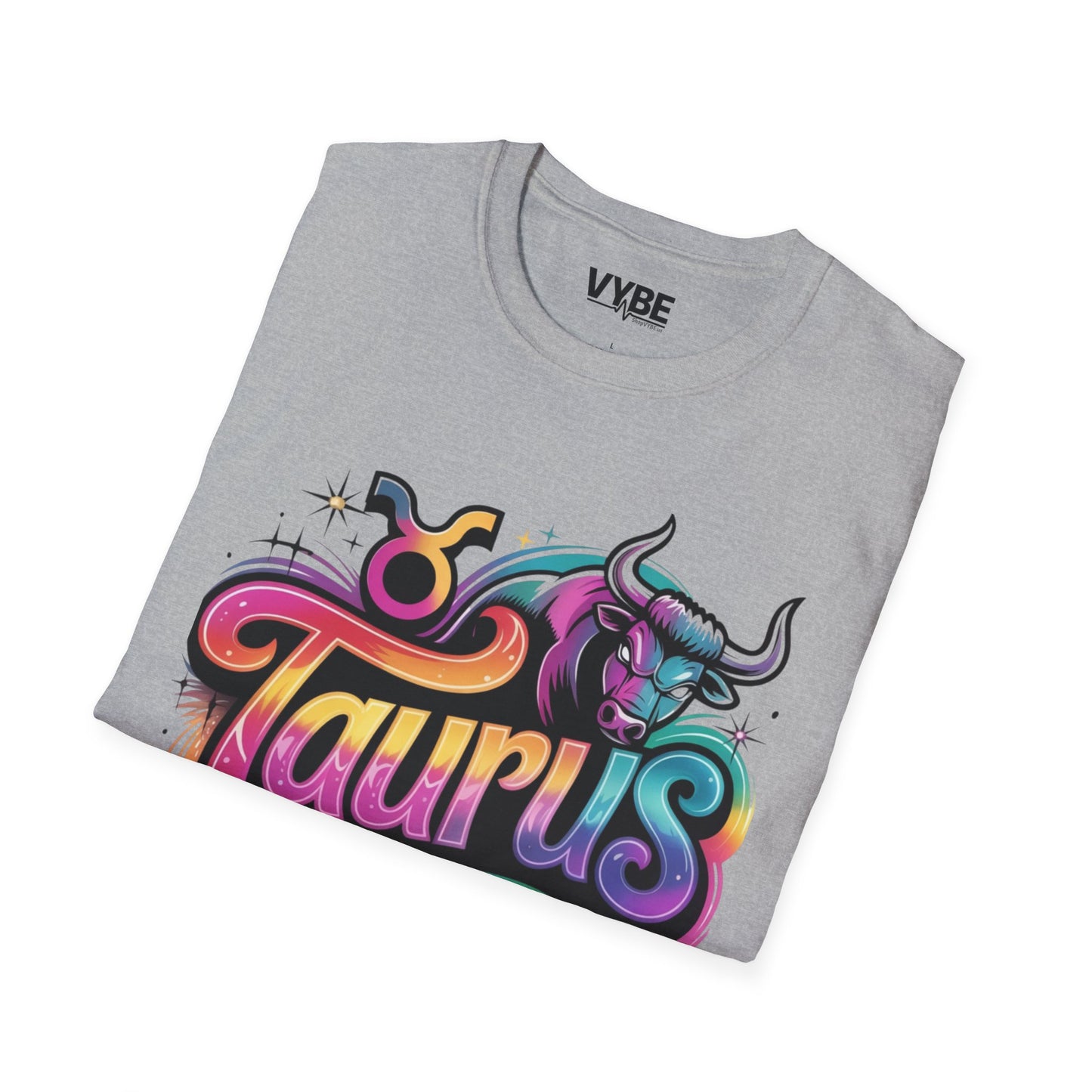 Colorful Taurus Graphic T-Shirt