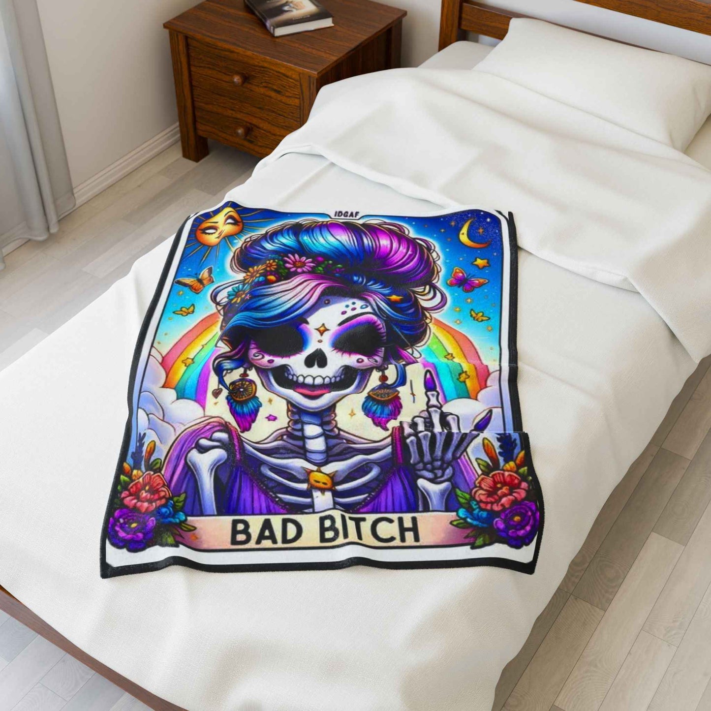 Tarot Bad Bitch Plush Blanket