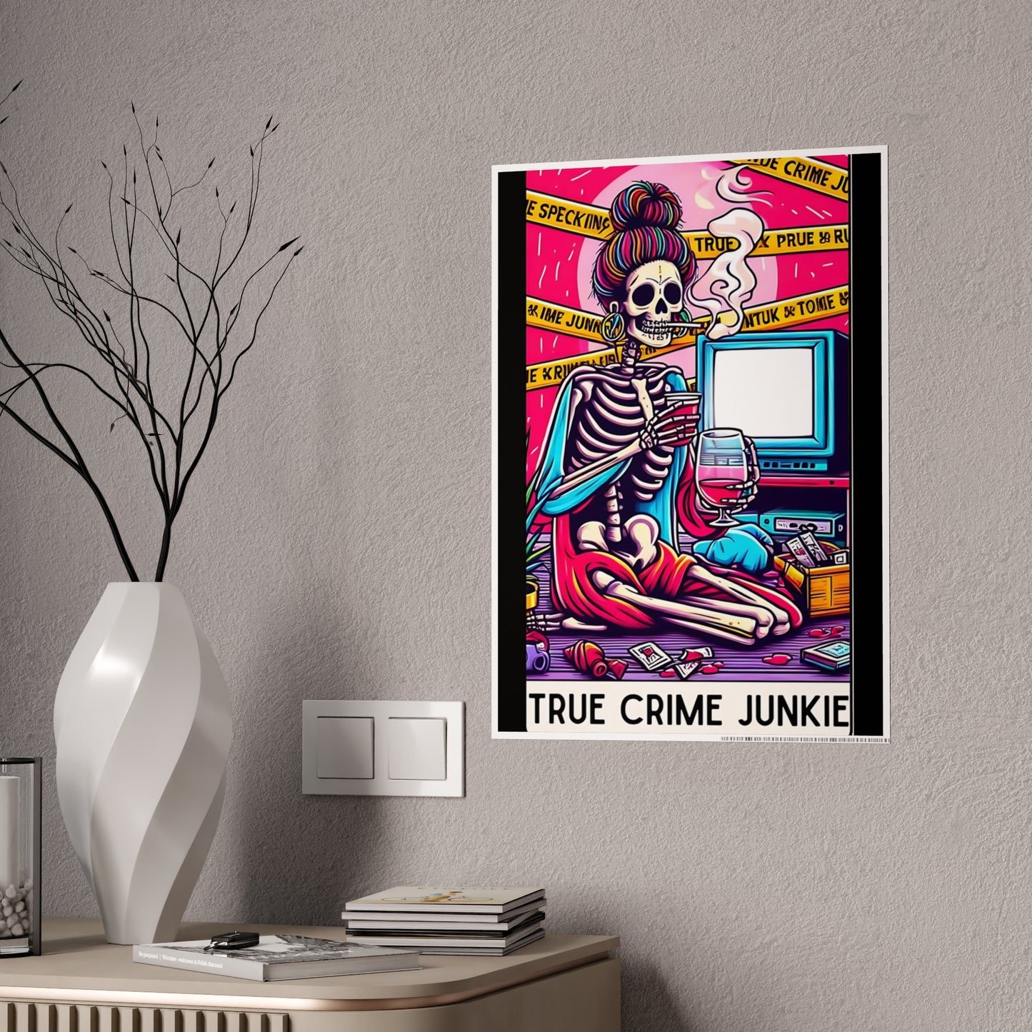 True Crime Wall Poster - Tarot Design for True Crime Junkies - VYBE Shop