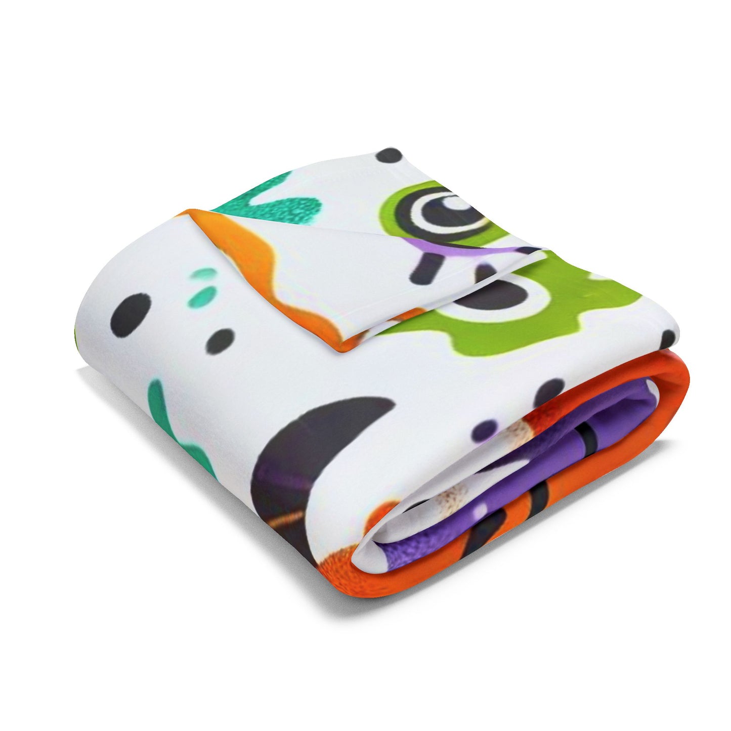 Kids Whimsical Monster Fleece Blanket