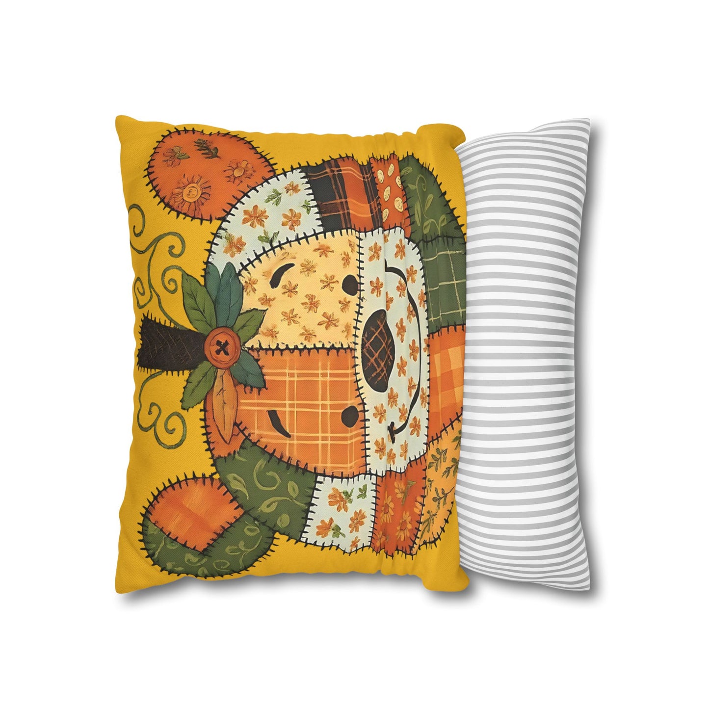 Cozy Pumpkin Patch Pillowcase for Fall Decor and Home Accents, Perfect Gift for Pumpkin Lovers - VYBE Shop