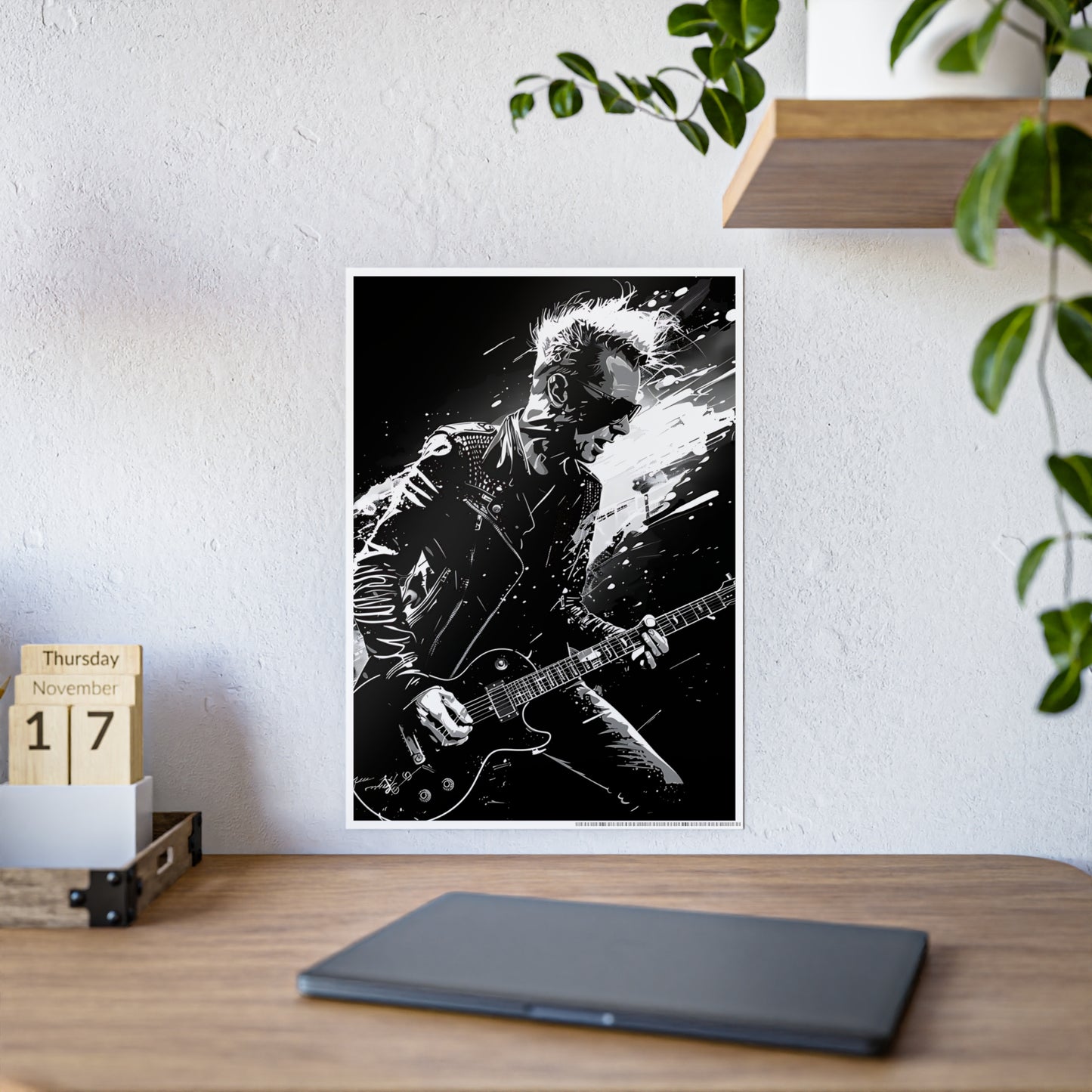 Edgy Rock Music Poster | Trendy Wall Art for Music Lovers - VYBE Shop