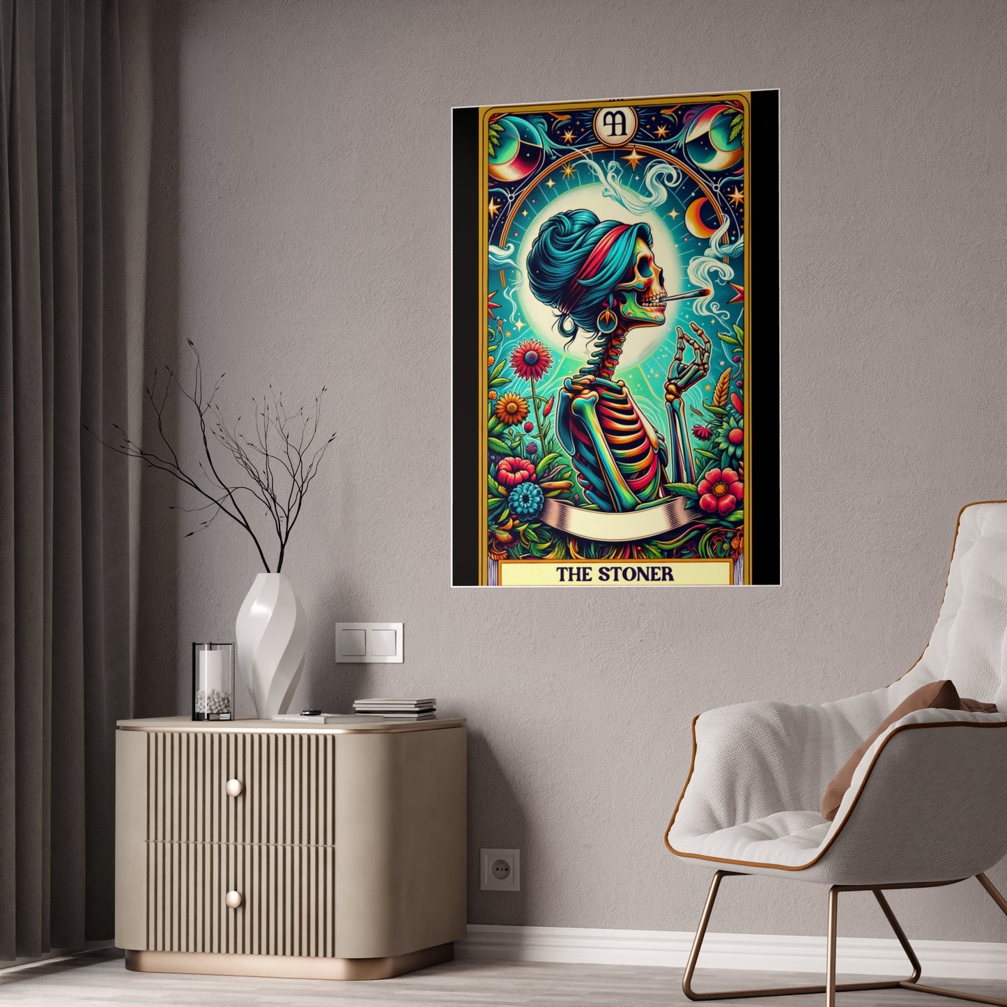 The Stoner- Tarot Wall Art - VYBE Shop