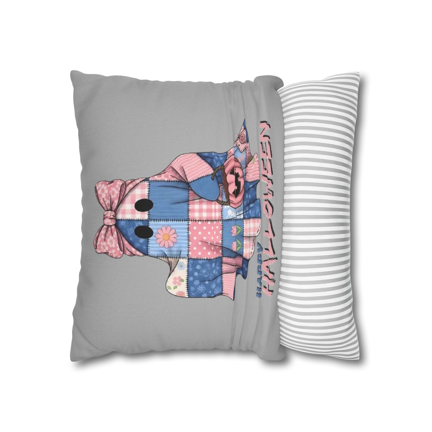 Halloween Ghost Pillowcase - Cozy Seasonal Cushion Cover for Spooky Home Decor and Trick or Treat Gifts - VYBE Shop