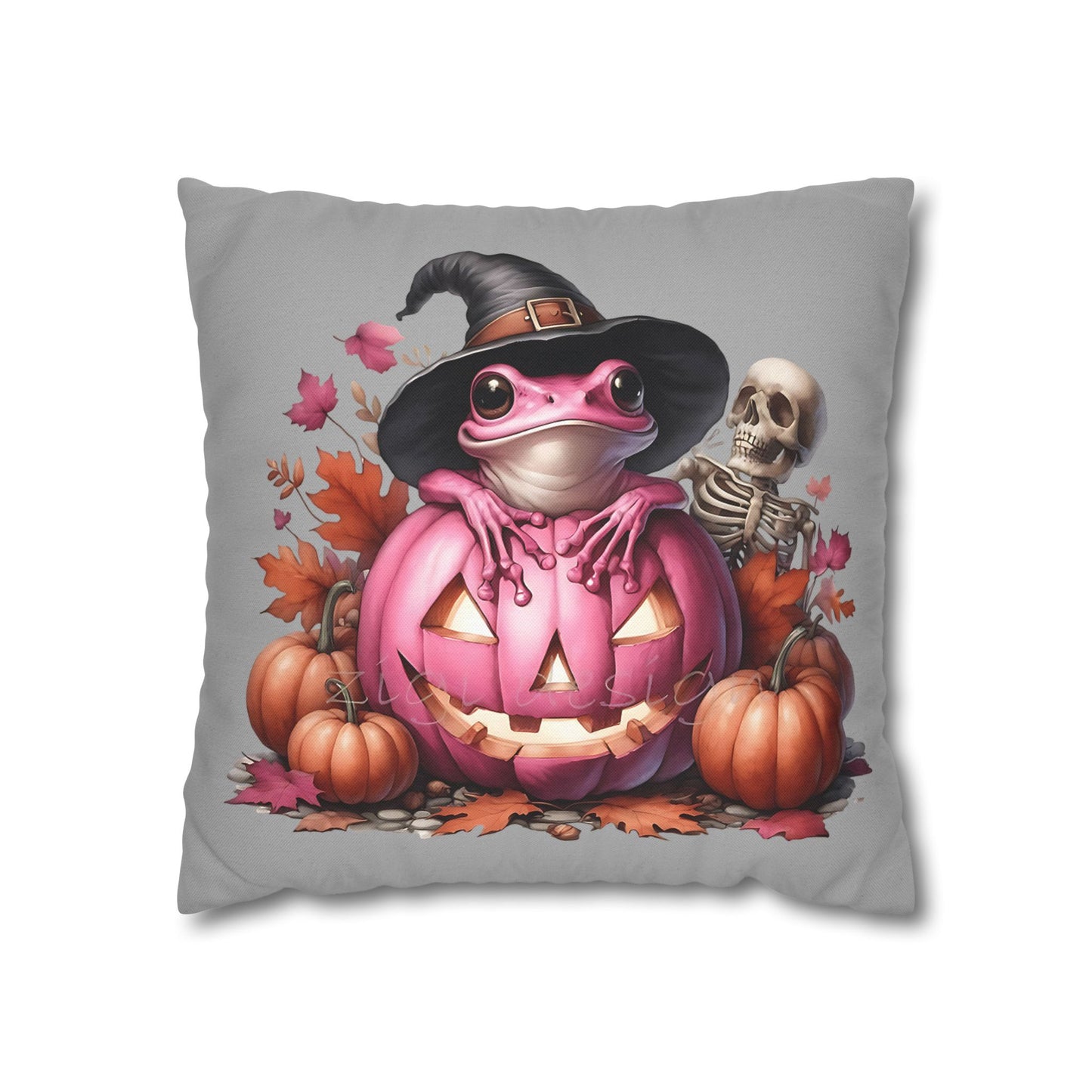 Halloween Frog Pillowcase – Spooky Home Decor for Cozy Autumn Accents and Witchy Gifts - VYBE Shop