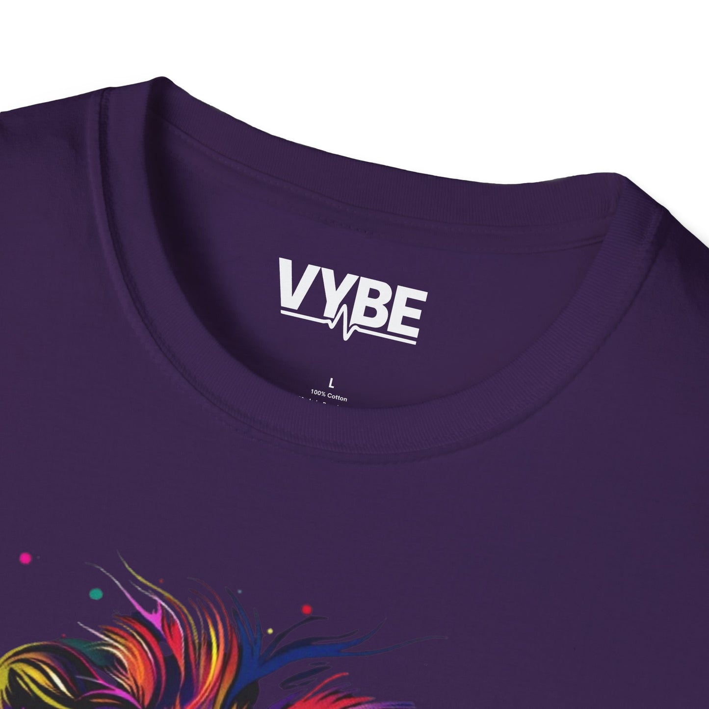 Vibrant Lion Graphic T-Shirt