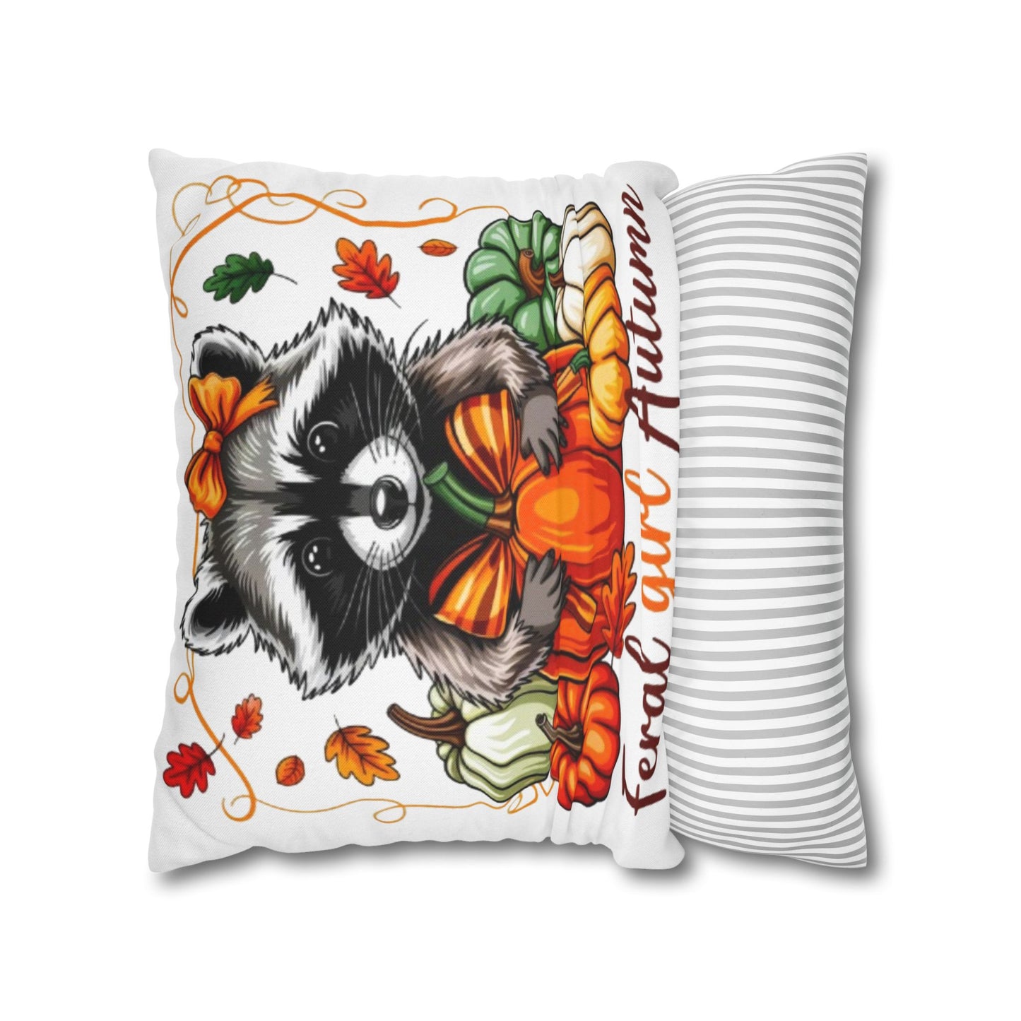 Autumn Raccoon Pillowcase for Cozy Home Decor and Fall Gifts for Animal Lovers - VYBE Shop