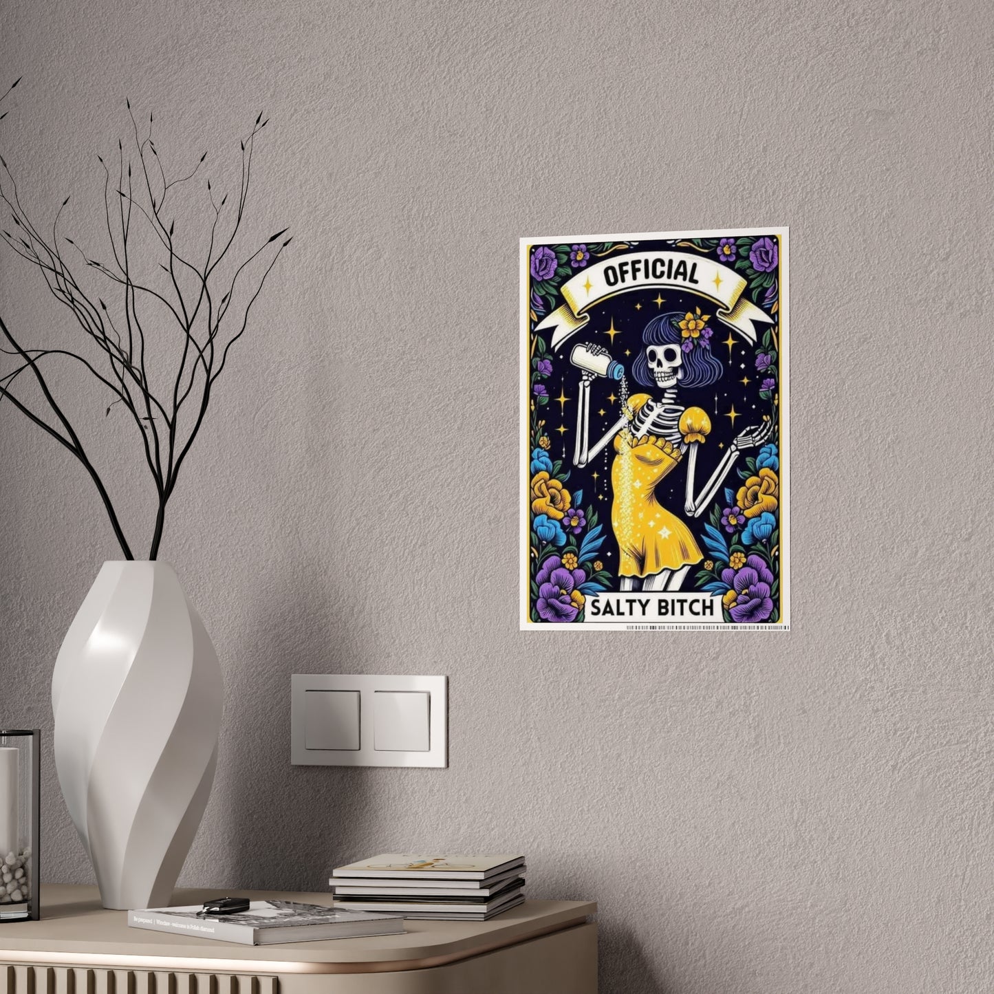 Salty Bitch Tarot Poster for Unique Home Decor - VYBE Shop
