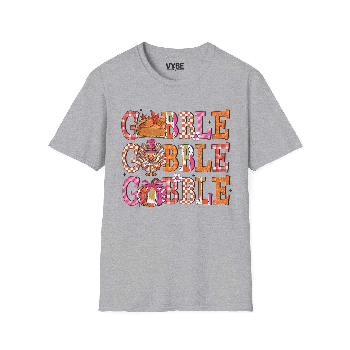 Thanksgiving Gobble Gobble T-Shirt - VYBE