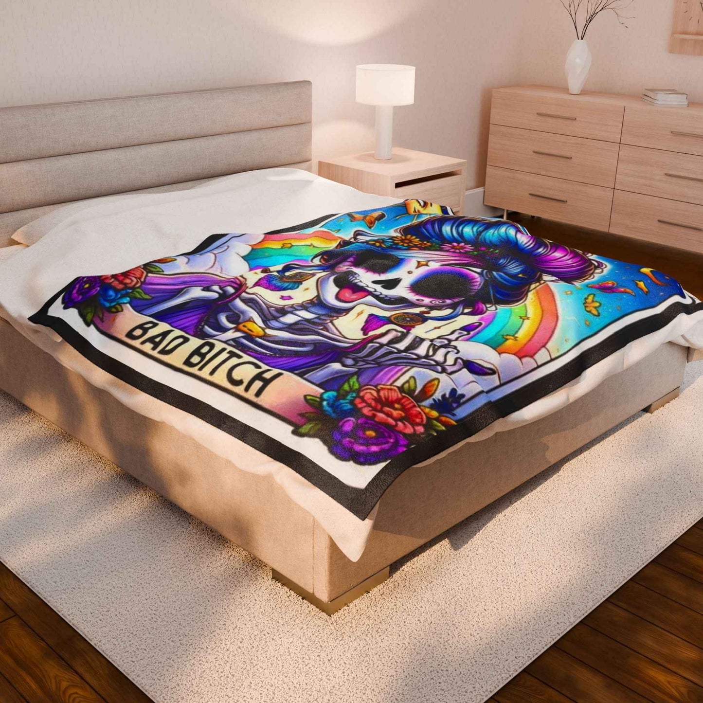 Tarot Bad Bitch Plush Blanket