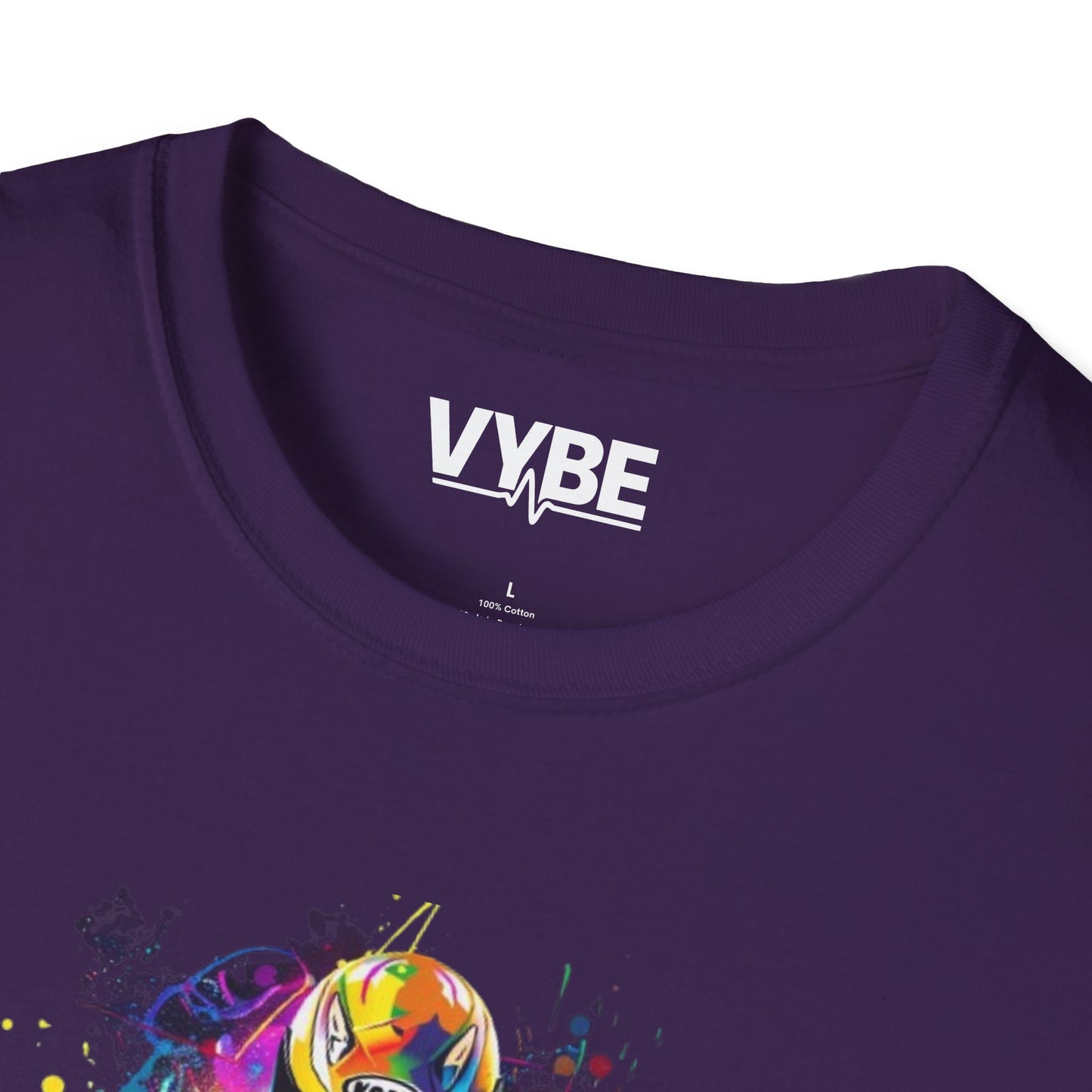 Vibrant Motorcycle Art Shirt - Unique Motorcycle Graphic Tee