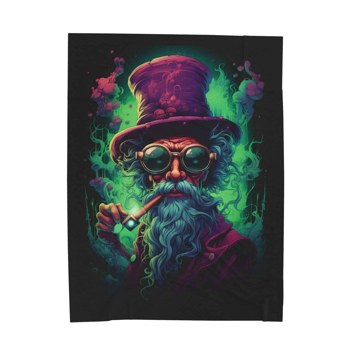 Whimsical Wizard Plush Blanket