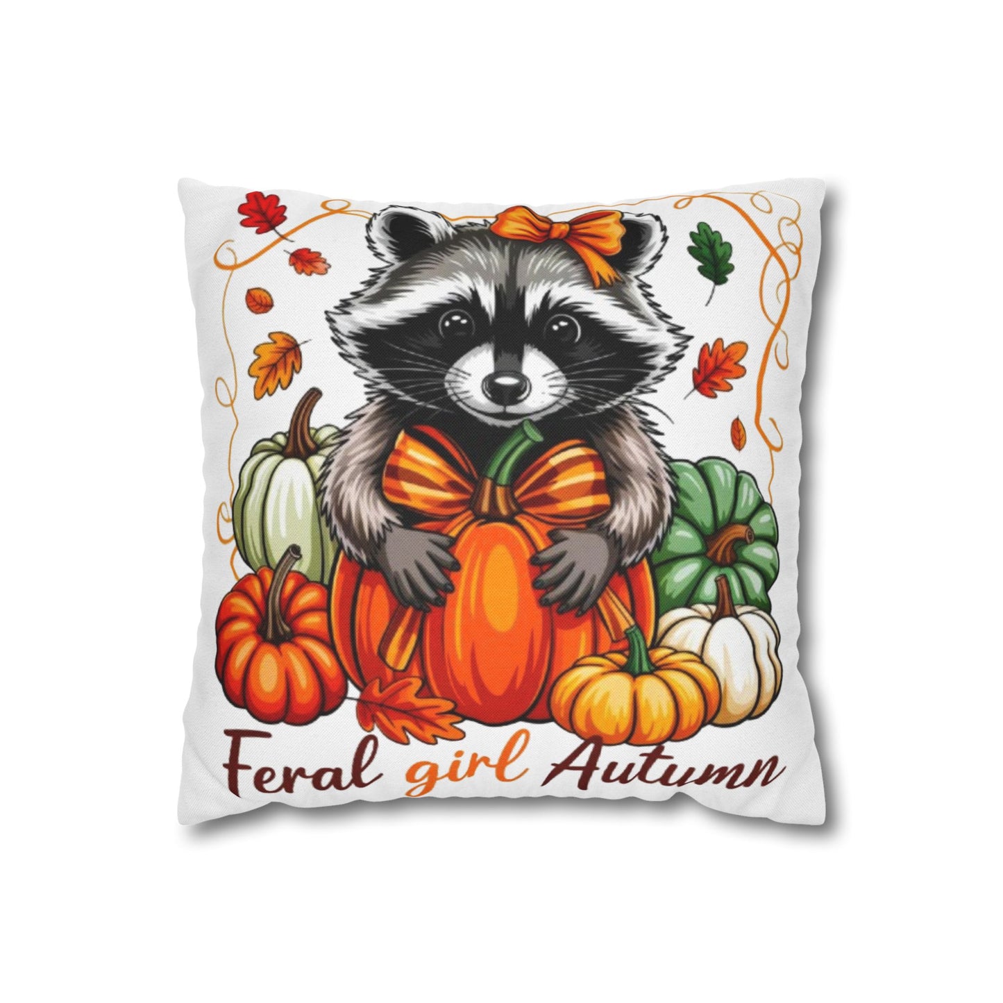 Autumn Raccoon Pillowcase for Cozy Home Decor and Fall Gifts for Animal Lovers - VYBE Shop