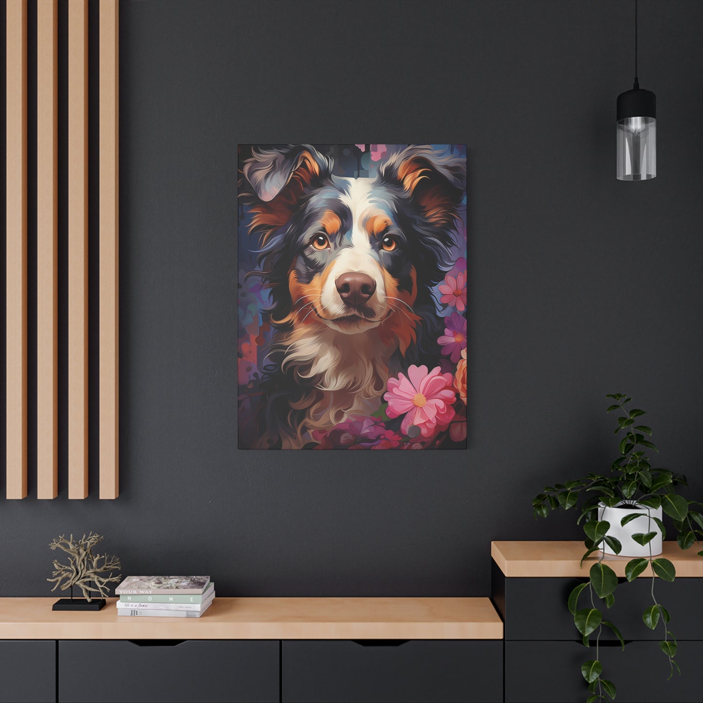 Border Collie Canvas Print - Framed Wall Art for Dog Lovers - VYBE Shop