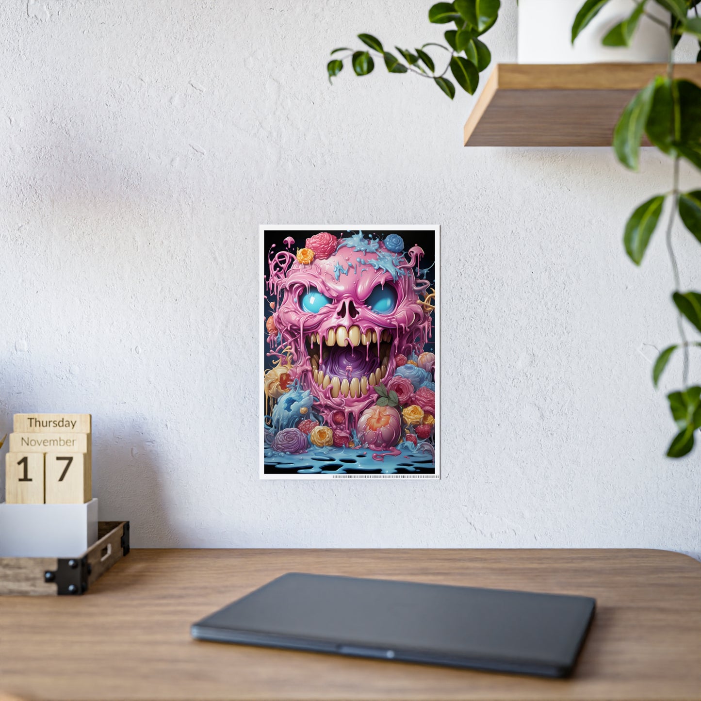 Colorful Kawaii Monster Art Poster - VYBE Shop