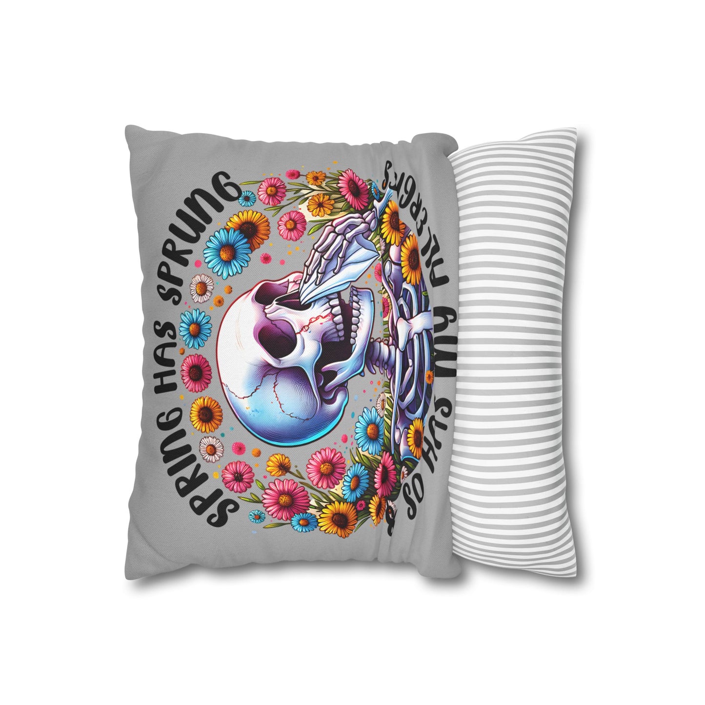 Spring Allergies Pillowcase - Cozy Boho Decor for Allergy Sufferers, Seasonal Home Accent - VYBE Shop