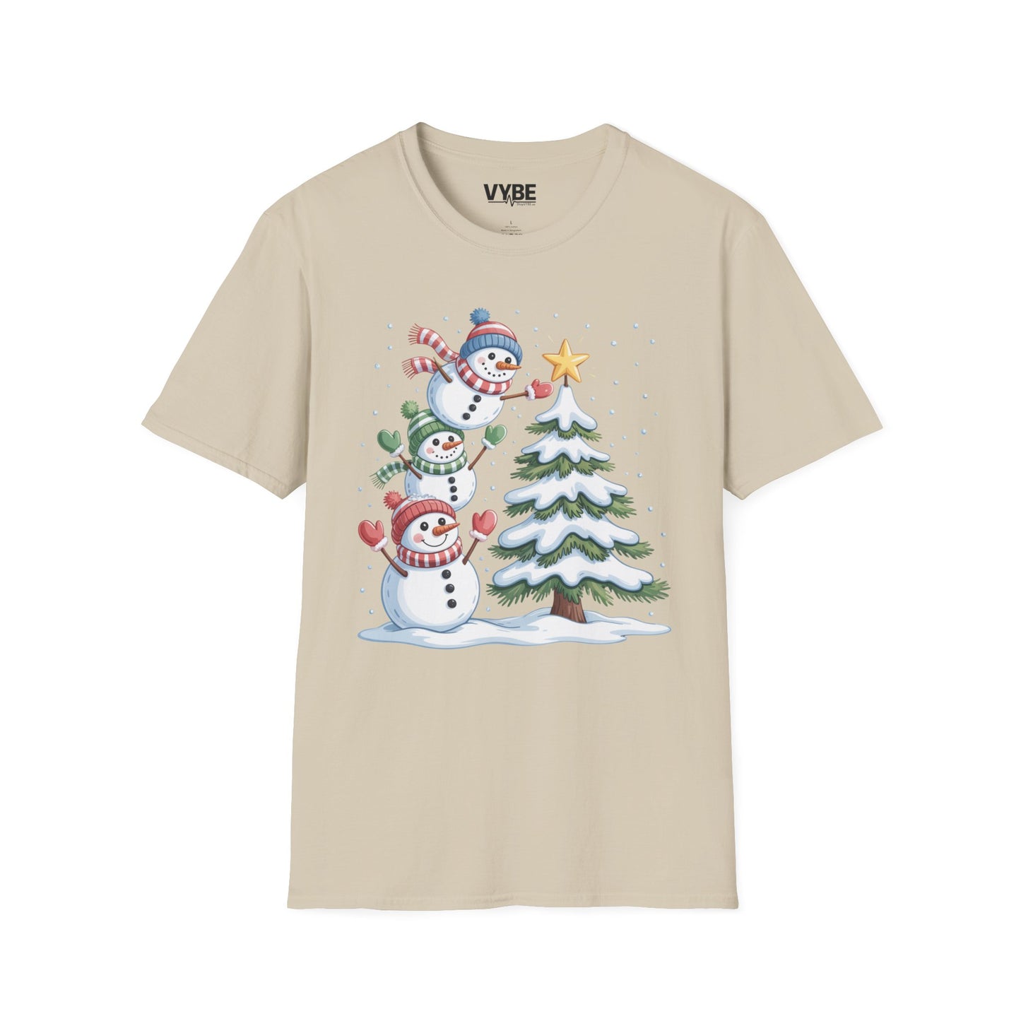 Cute Snowman T-Shirt - VYBE