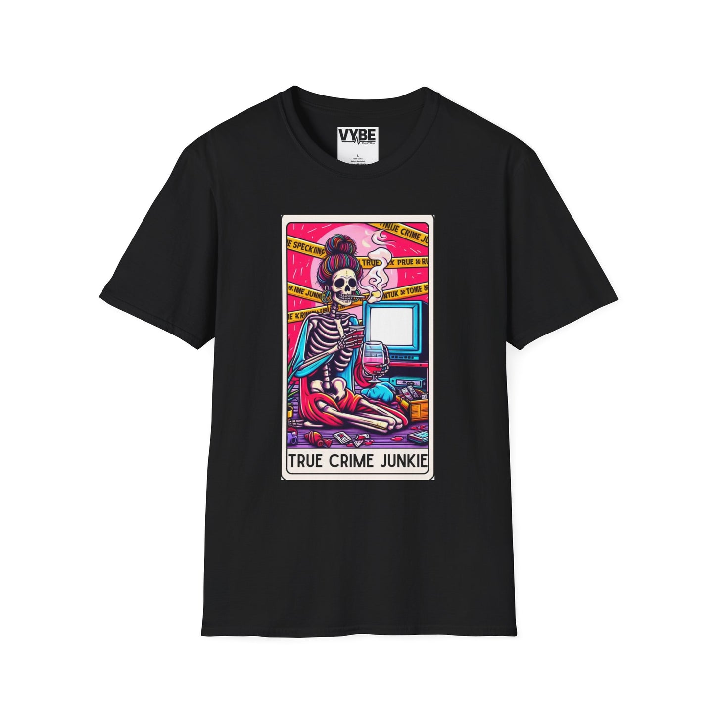 True Crime Junkie- Tarot T-Shirt - VYBE Shop