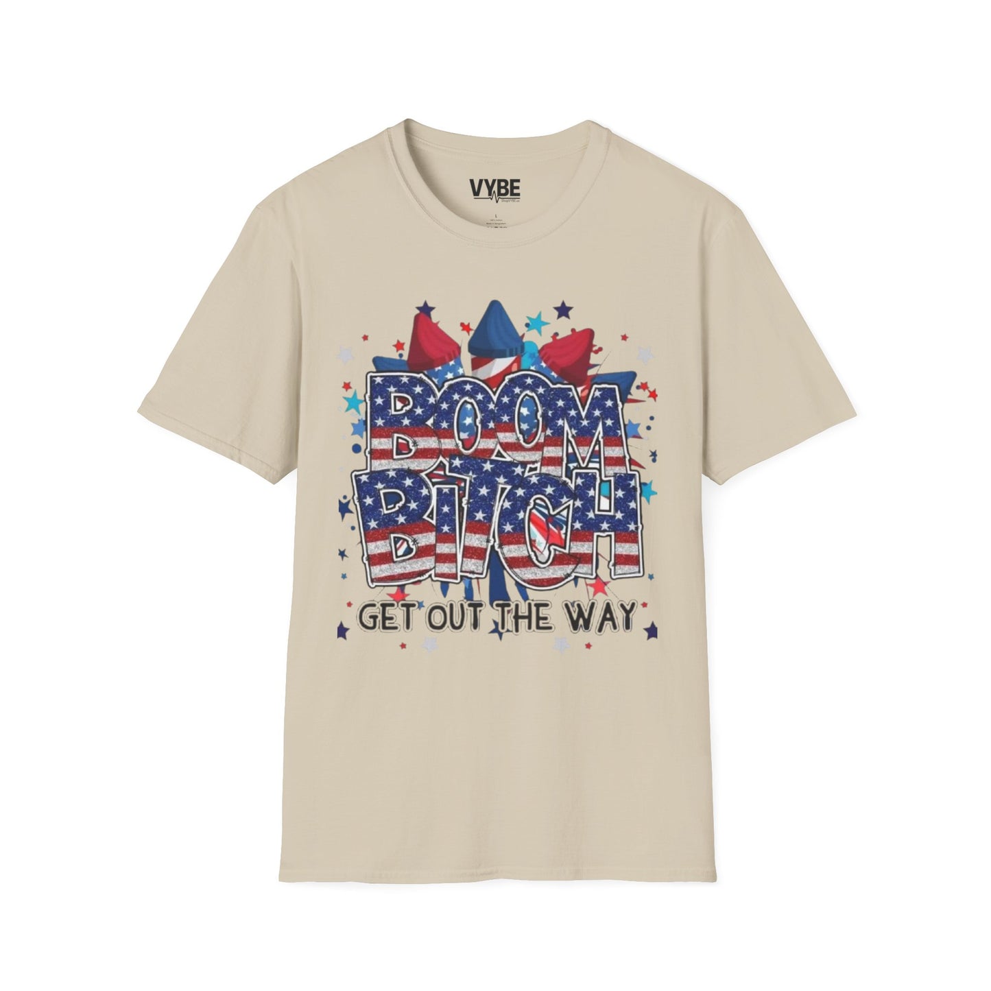 July 4th Boom Bitch Get Out The Way T-shirt for Independence Day Celebration