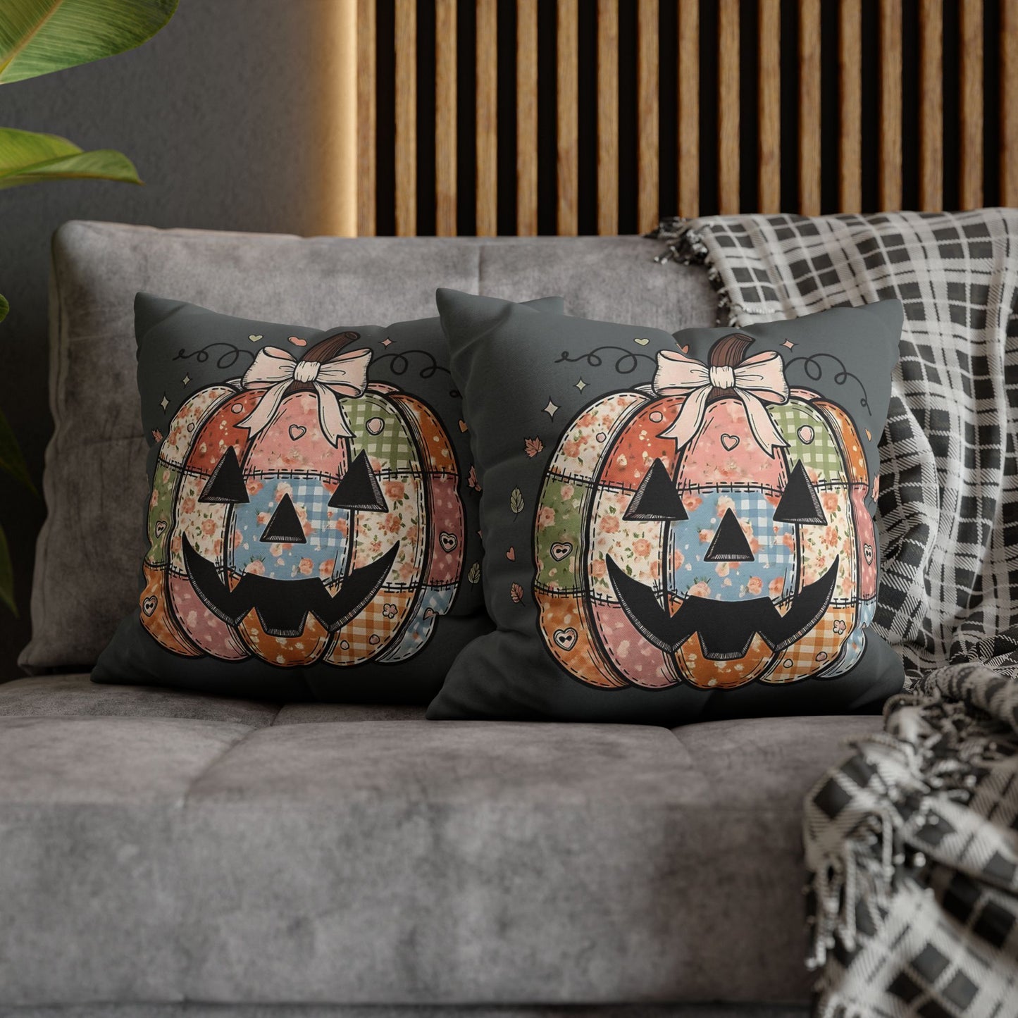 Cute Pumpkin Halloween Pillowcase for Cozy Fall Decor and Seasonal Home Accent - VYBE Shop