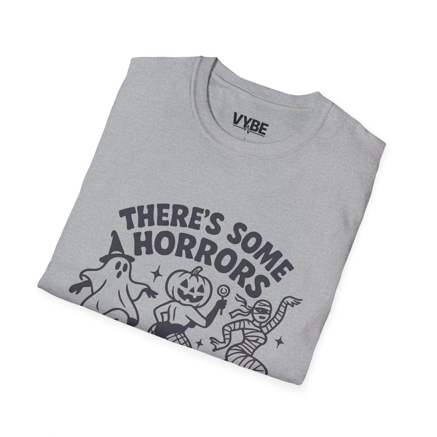 Halloween- Horrors In This House T-Shirt, Casual Wear, Spooky Party Shirt, Gift for Halloween Lovers, Fall Fashion, Ghost Design Tee - VYBE Shop