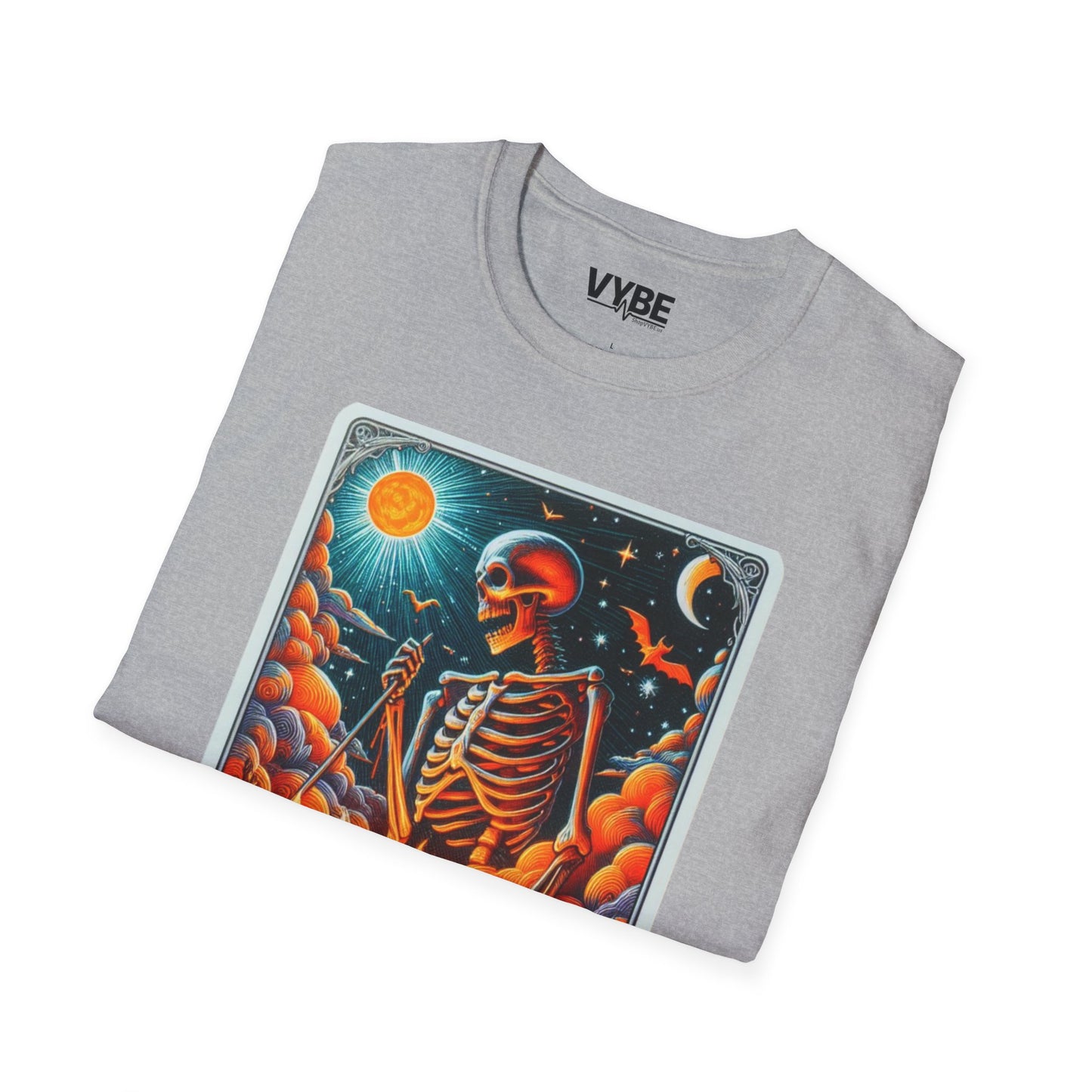 Halloween the Skeleton Tarot Tee for Spooky Style - VYBE Shop