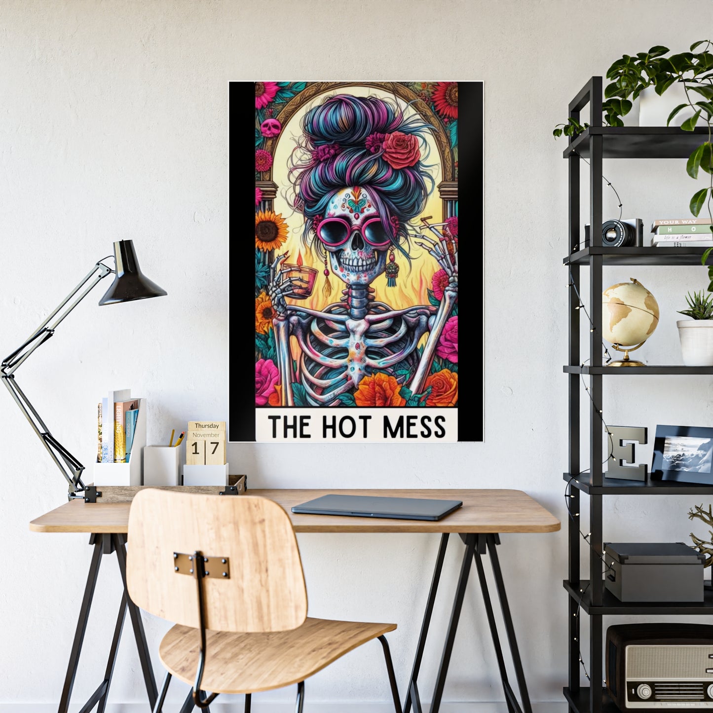 Hot Mess Wall Poster - Tarot Inspired Art for Unique Home Decor - VYBE Shop