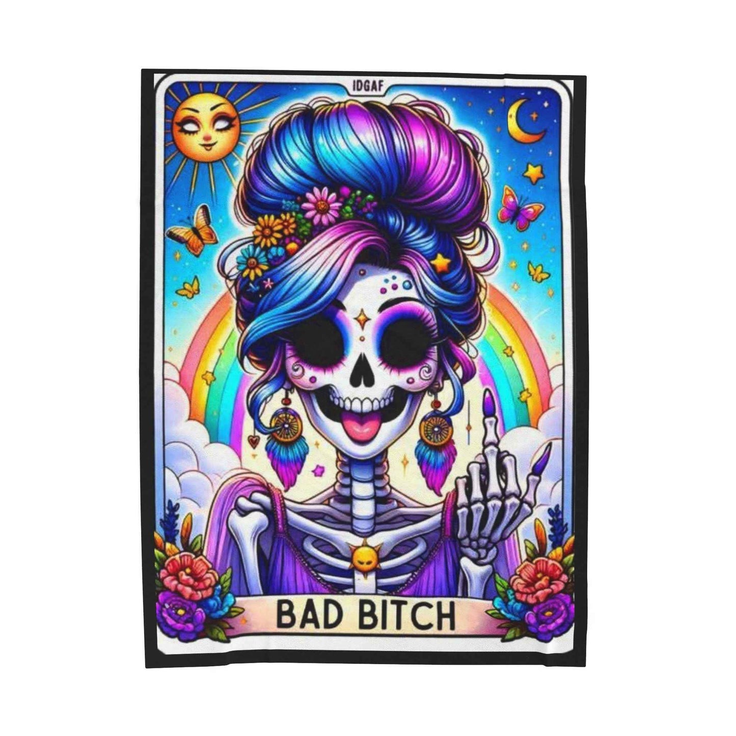 Tarot Bad Bitch Plush Blanket