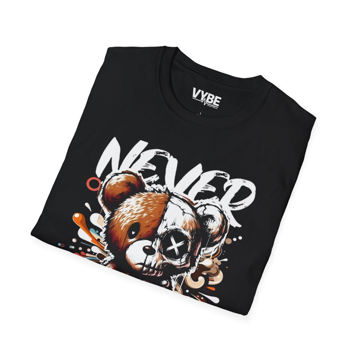 Never Give Up Bear T-Shirt - VYBE