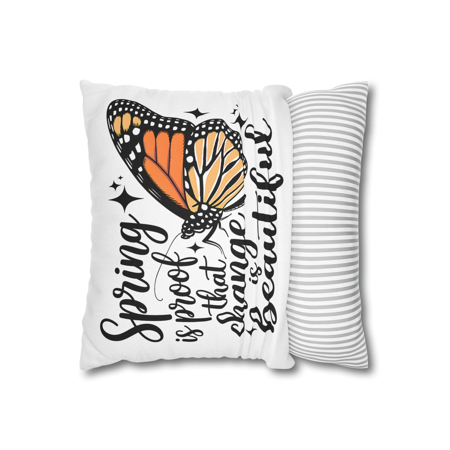 Spring Butterfly Pillowcase - Boho Home Decor for Nature Lovers, Perfect Spring Gift - VYBE Shop