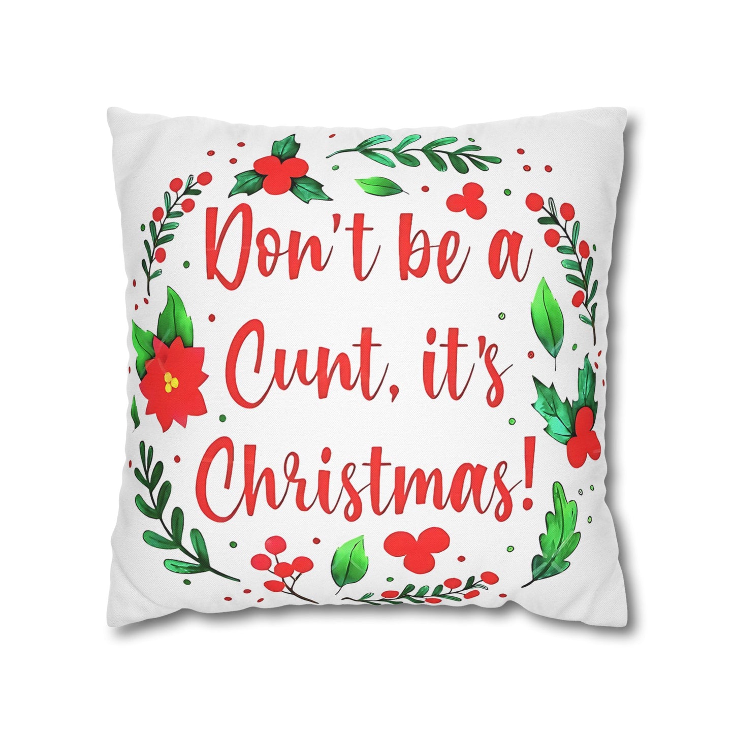 Christmas Humorous Pillowcase - Funny Gift for Couch and Holiday Decor - VYBE Shop