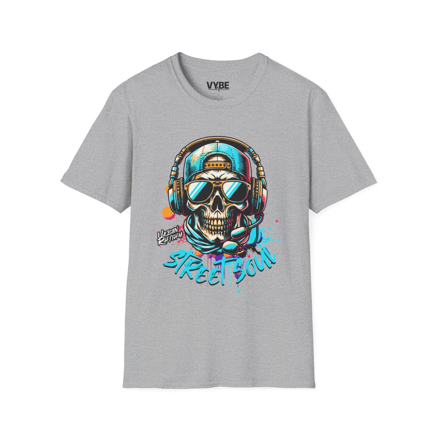 Street Soul Vibes Skull T-Shirt - VYBE Shop