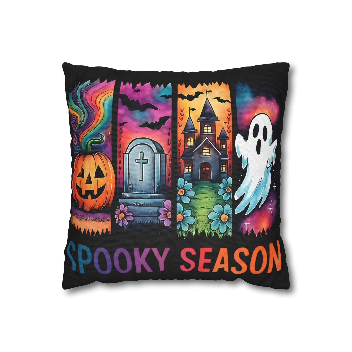 Halloween Pillowcase for Spooky Season - Cozy Fall Decor, Ghost & Pumpkin Designs for Halloween Parties and Gifts - VYBE Shop