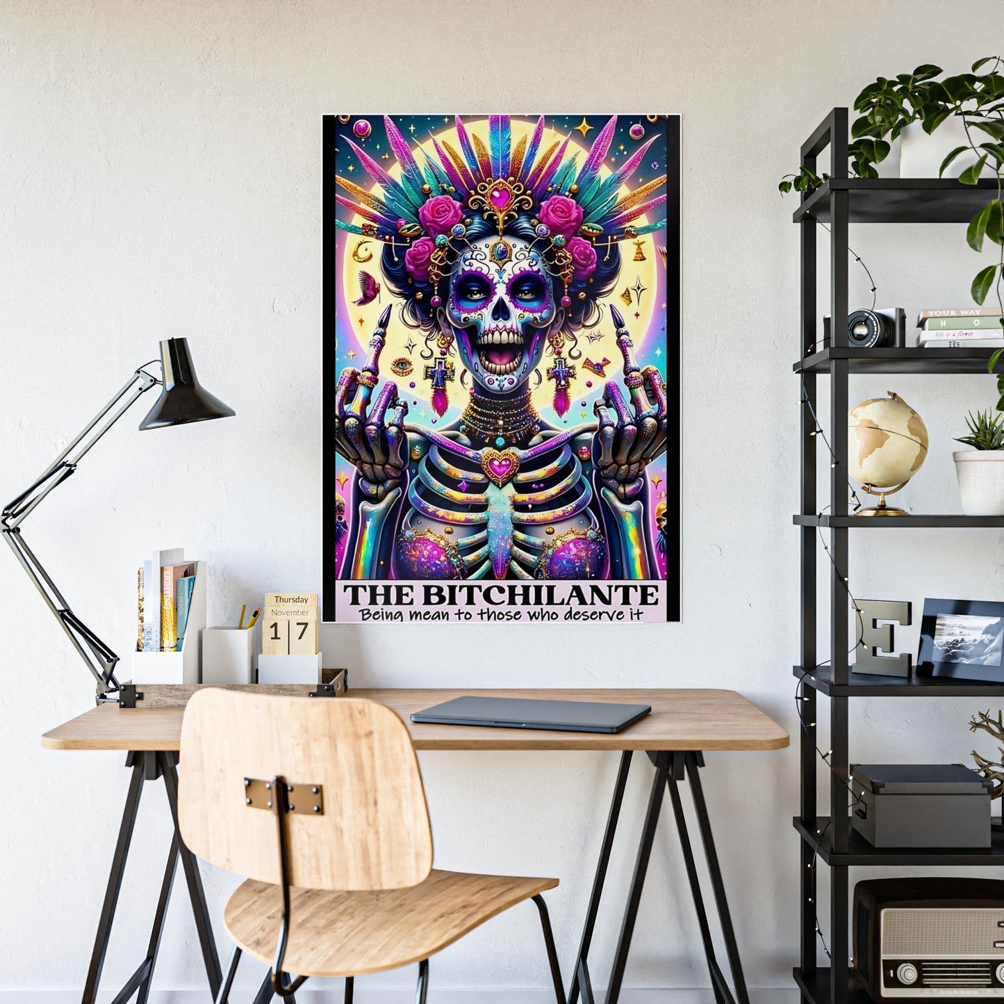 Bitchalante Tarot Wall Poster - Enchanting Wall Decor for Mystical Spaces - VYBE Shop