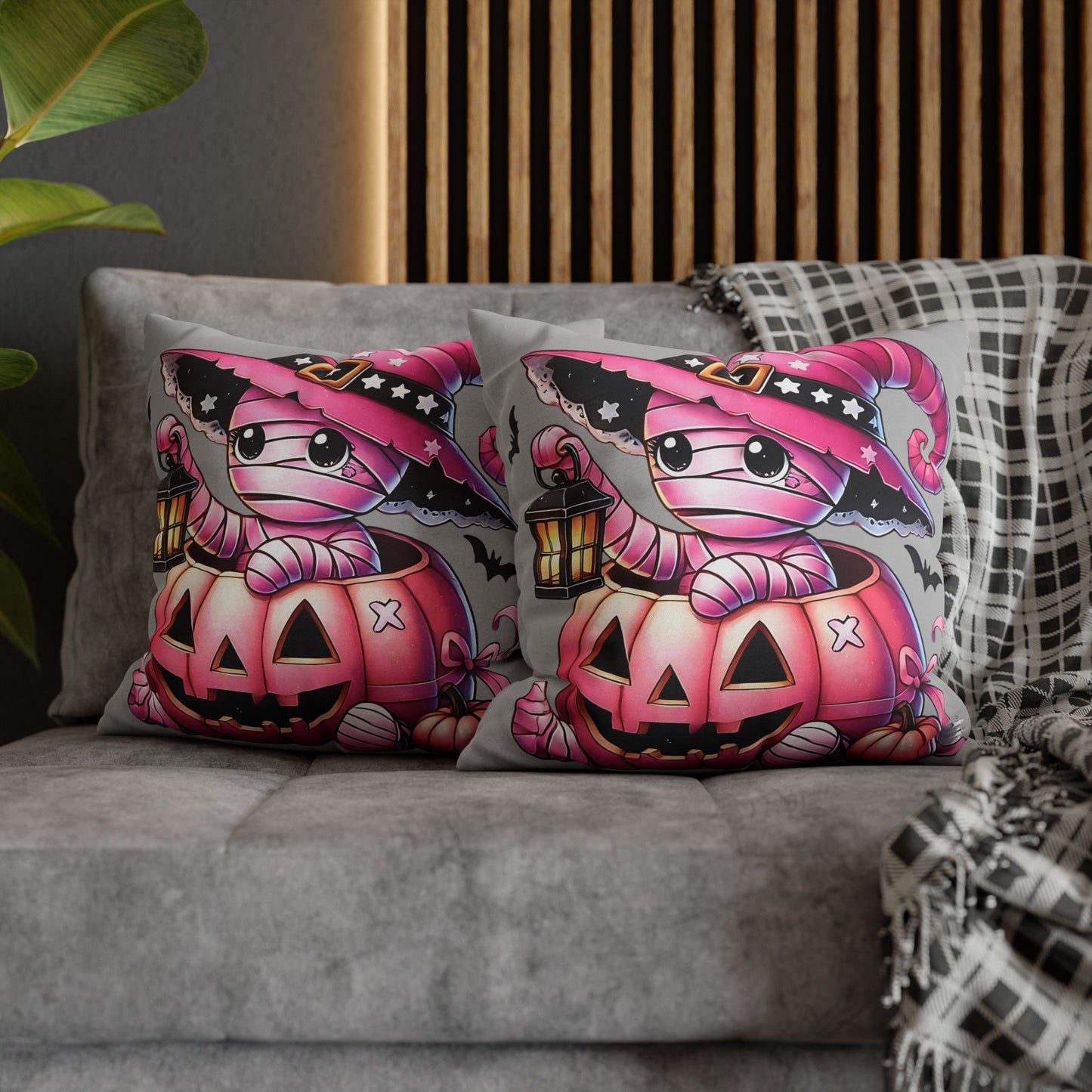 Halloween Mummy Pillowcase - Cute Pillow Cover for Spooky Fall Decor and Cozy Home Accent - VYBE Shop