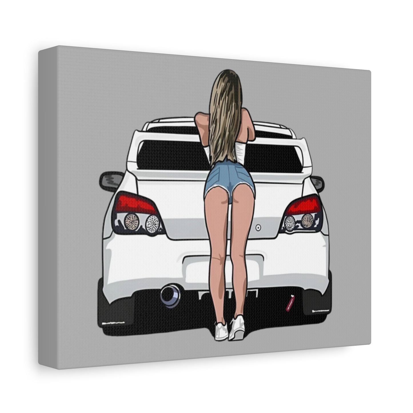 Car Lover's Art Canvas, Automotive Decor, Garage Wall Art, Gift for Car Enthusiasts, Unique Home Decor, Custom Prints - VYBE Shop