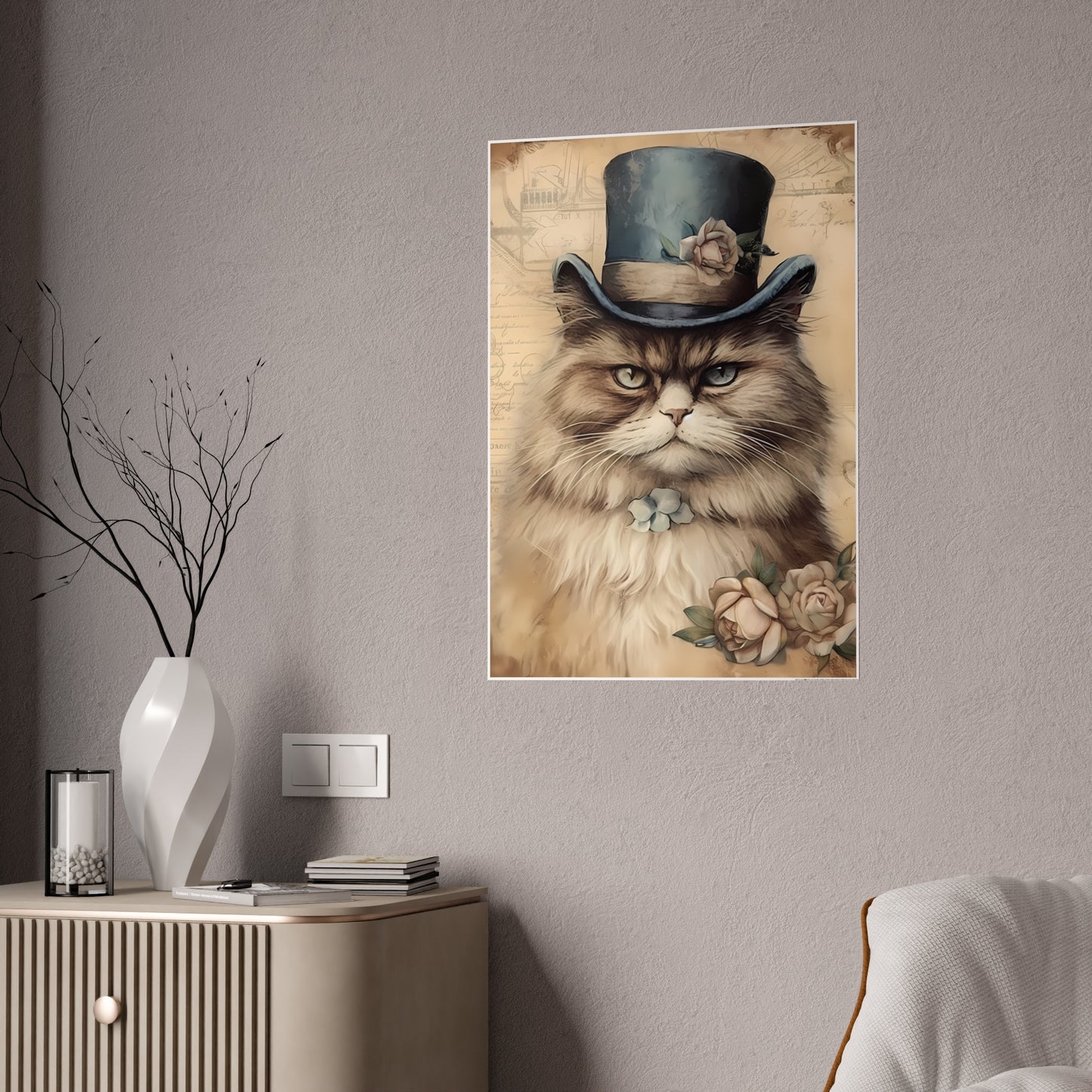 Vintage Pet Poster - Perfect Gift for Cat Lovers - VYBE Shop