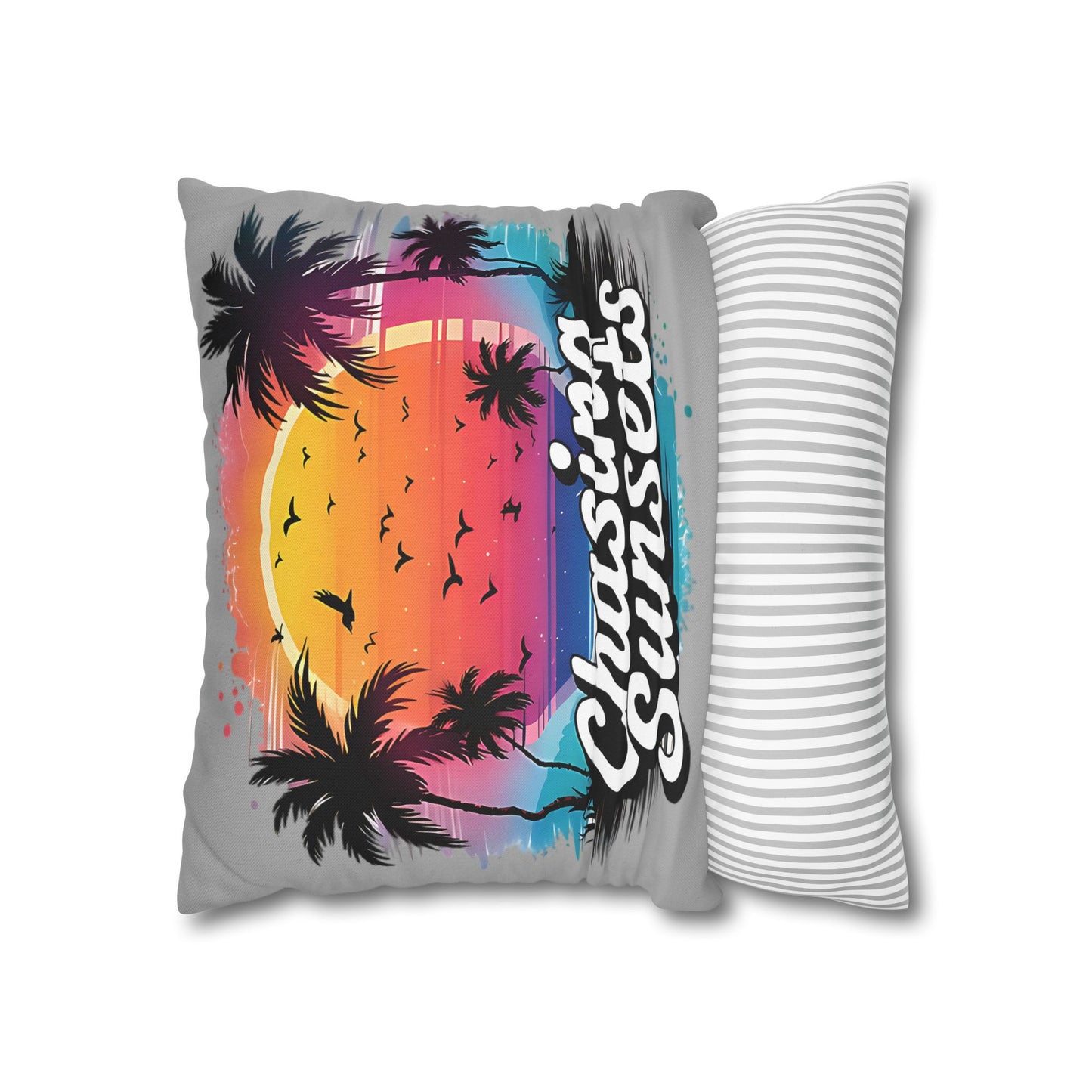 Sunset Vibes Pillowcase - Tropical Decor for Relaxation and Beach House Gifts - VYBE Shop
