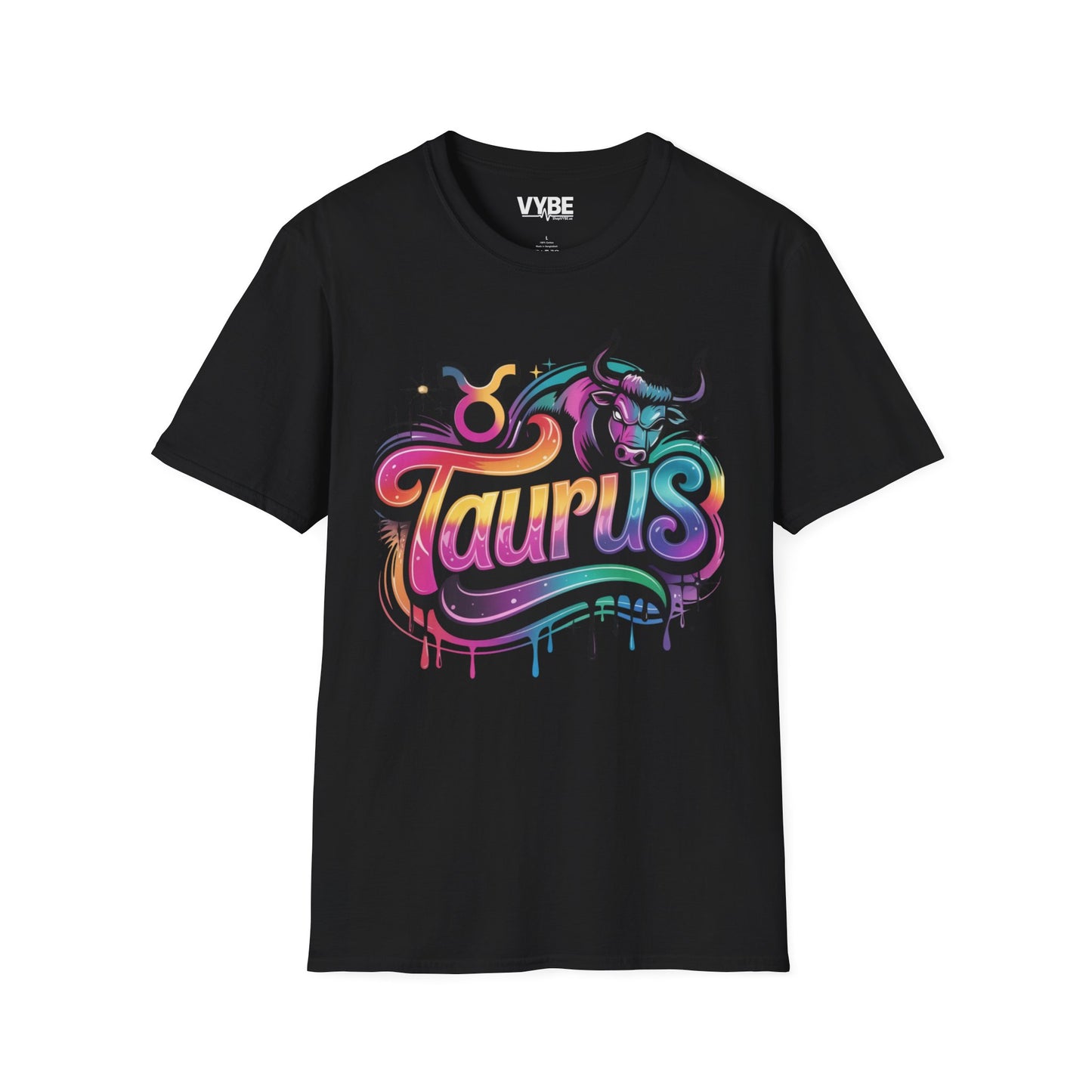 Colorful Taurus Graphic T-Shirt