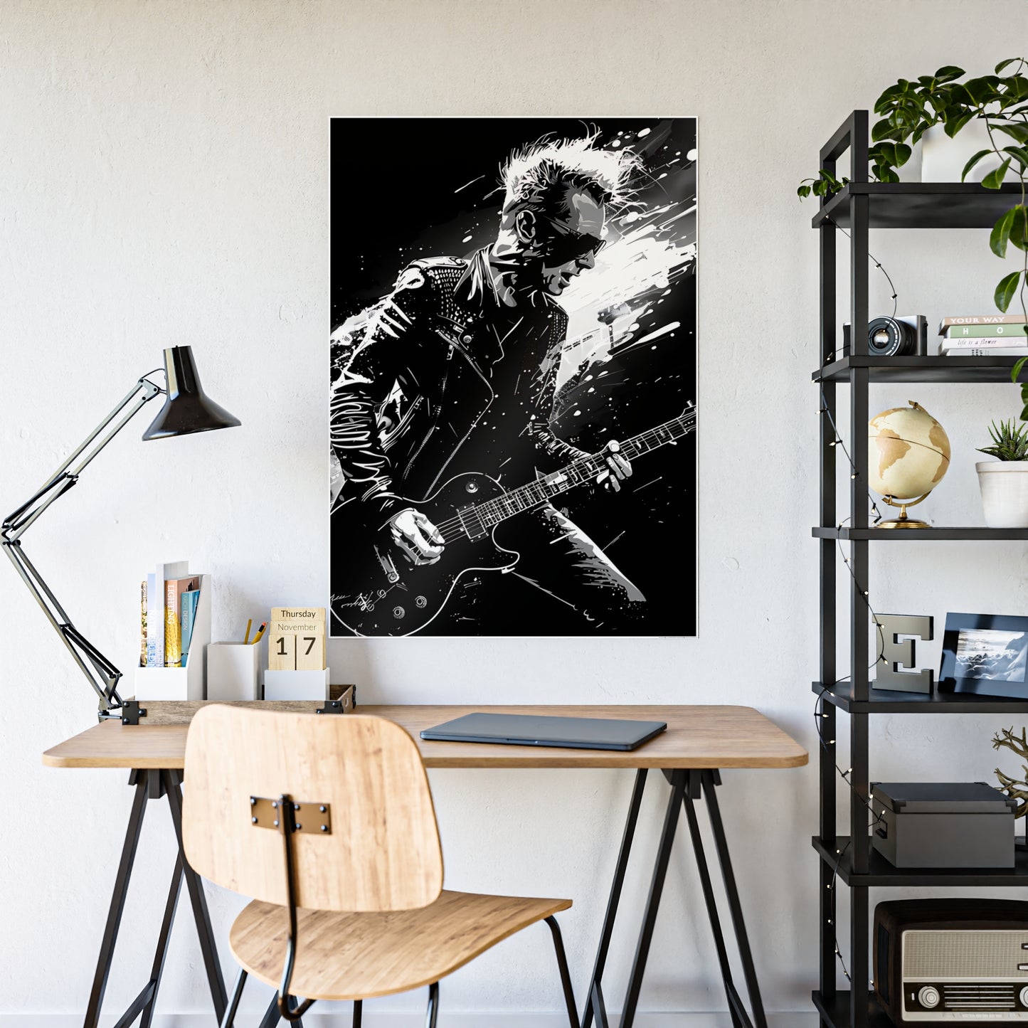 Edgy Rock Music Poster | Trendy Wall Art for Music Lovers - VYBE Shop