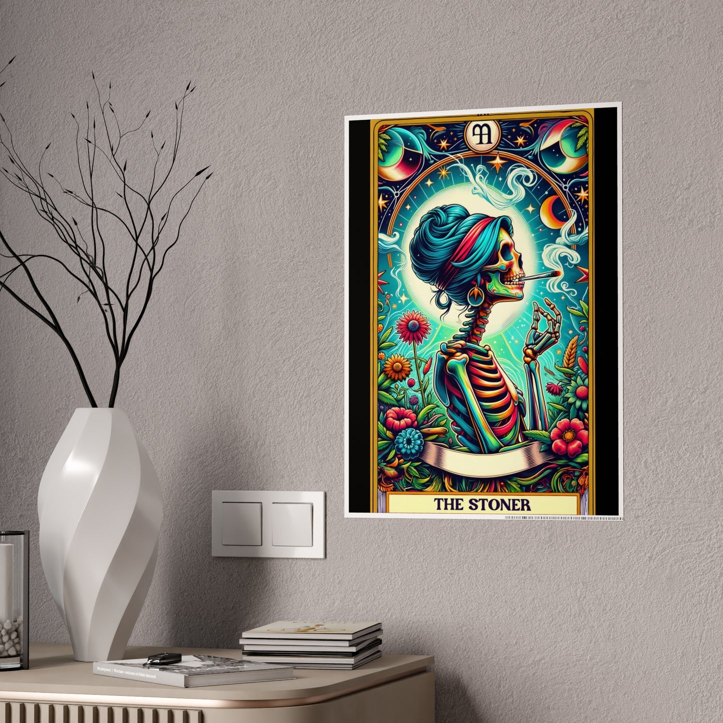The Stoner- Tarot Wall Art - VYBE Shop