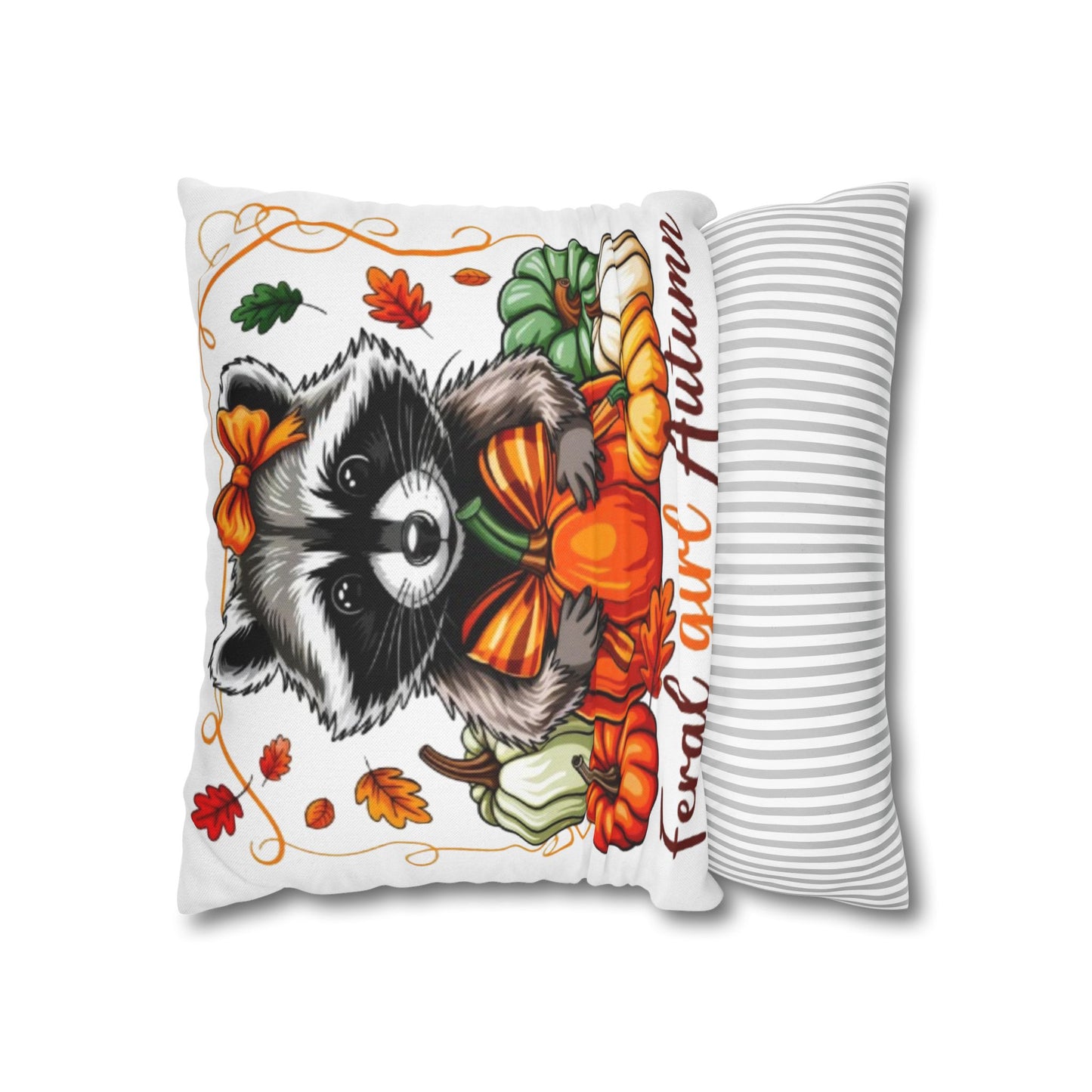 Autumn Raccoon Pillowcase for Cozy Home Decor and Fall Gifts for Animal Lovers - VYBE Shop