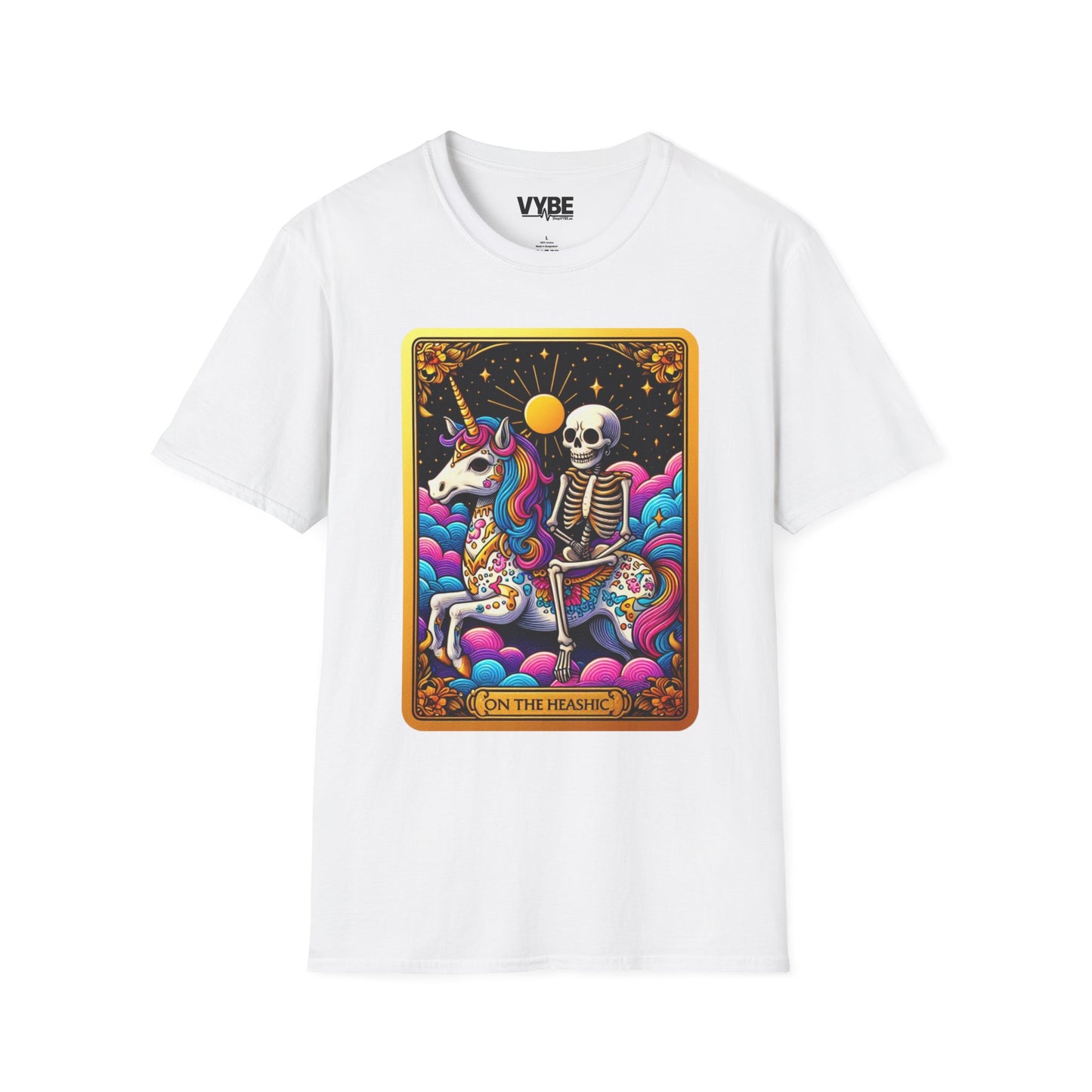 Whimsical Skeleton Tarot Shirt for Unique Style Lovers - VYBE Shop