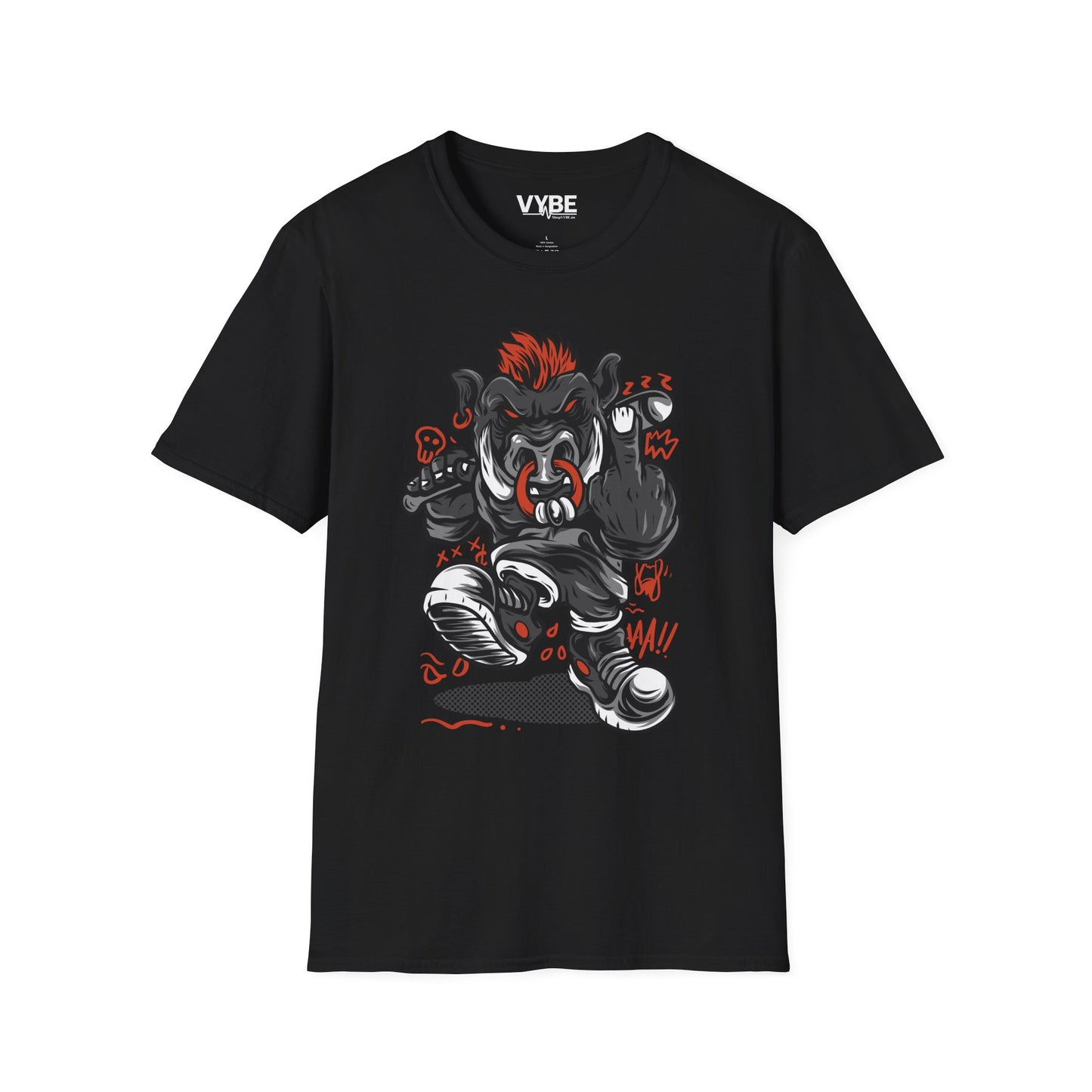 Streetwear Bull T-Shirt - VYBE