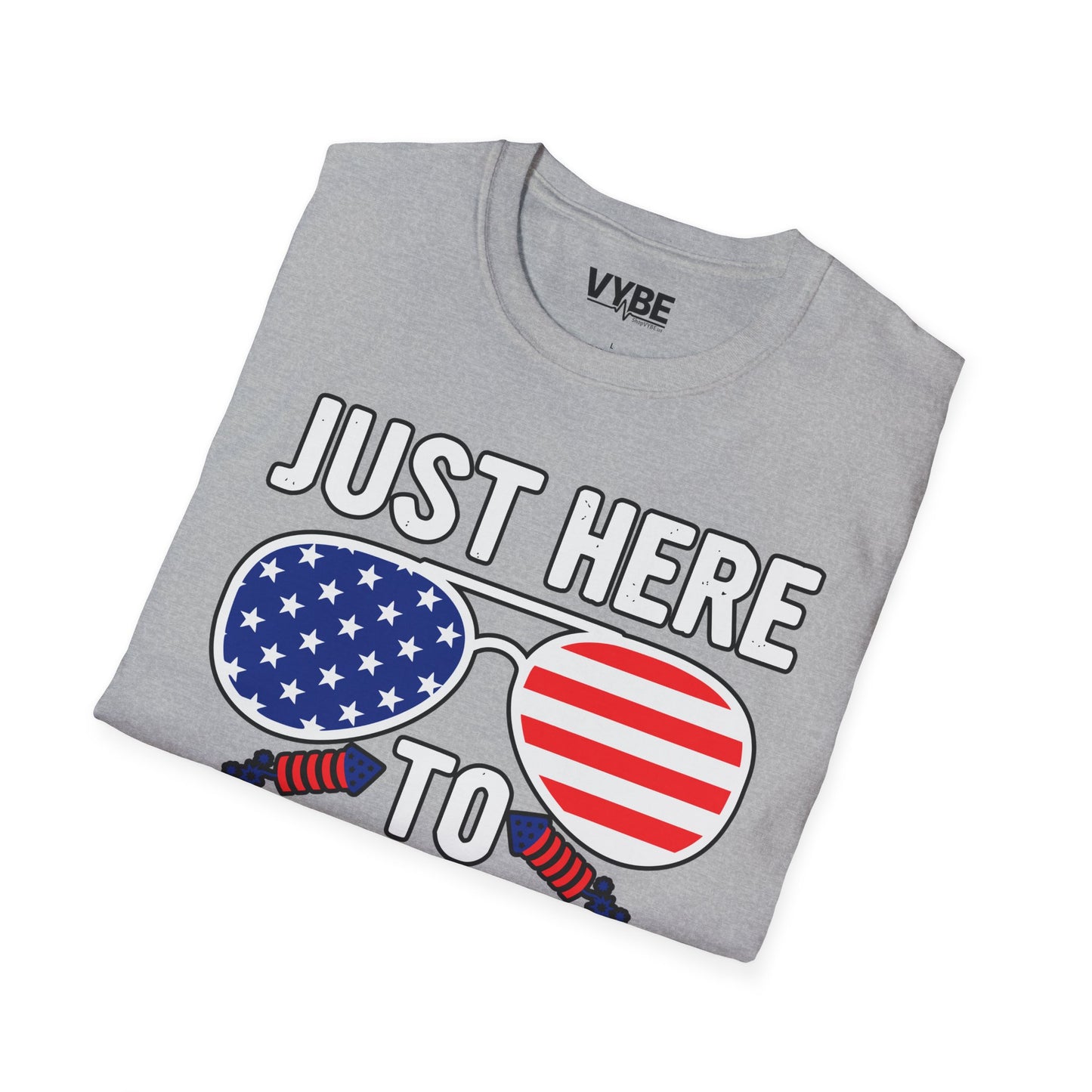 Just Here to Bang T-Shirt - VYBE