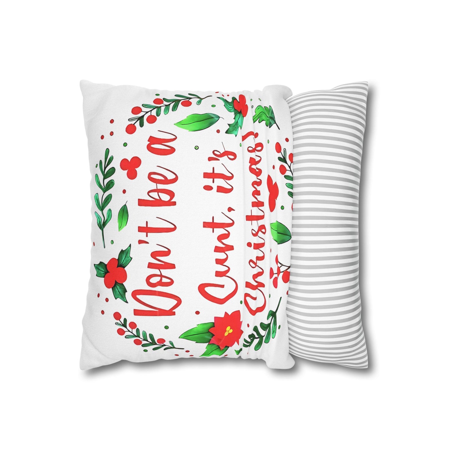Christmas Humorous Pillowcase - Funny Gift for Couch and Holiday Decor - VYBE Shop