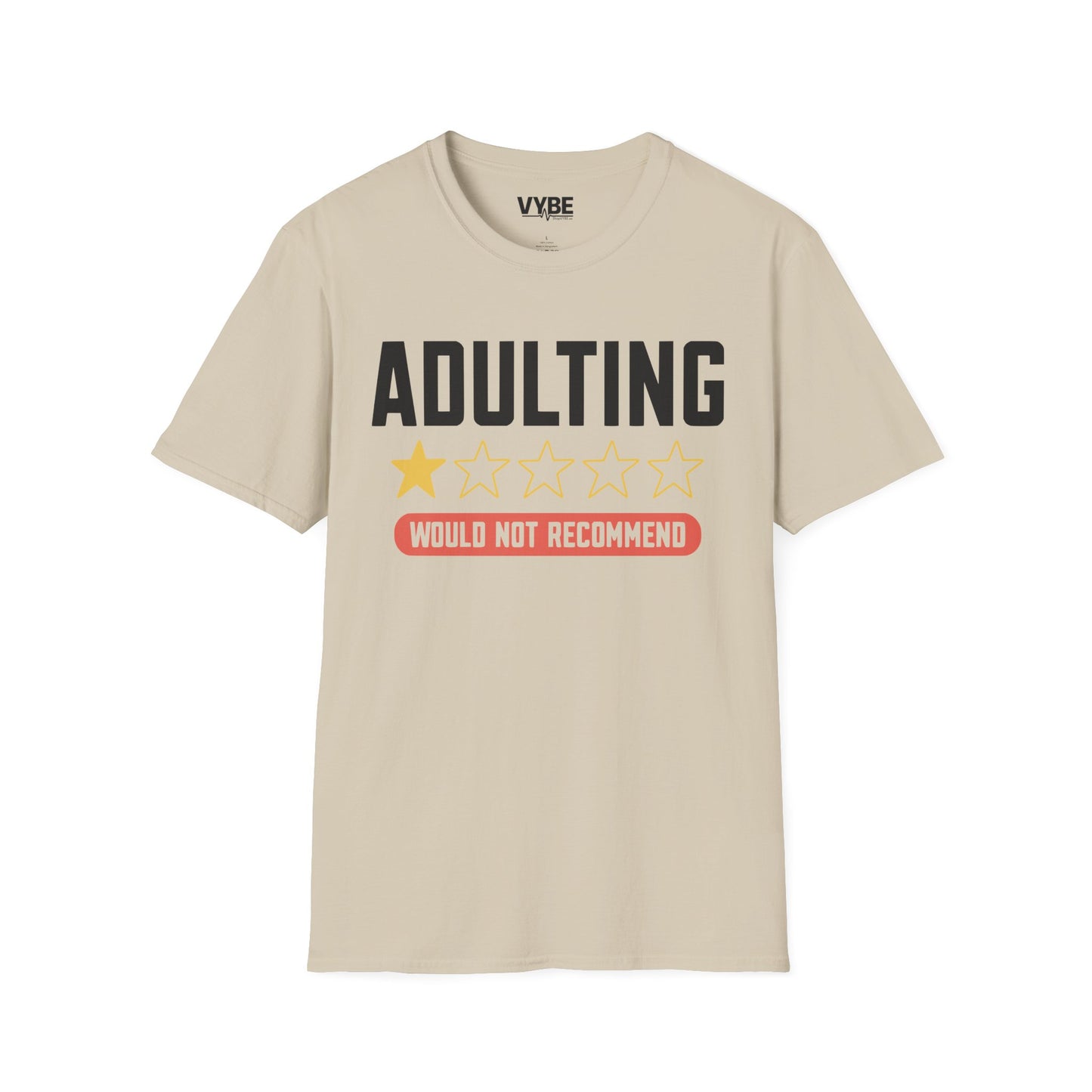 Adulting Review T-Shirt - VYBE