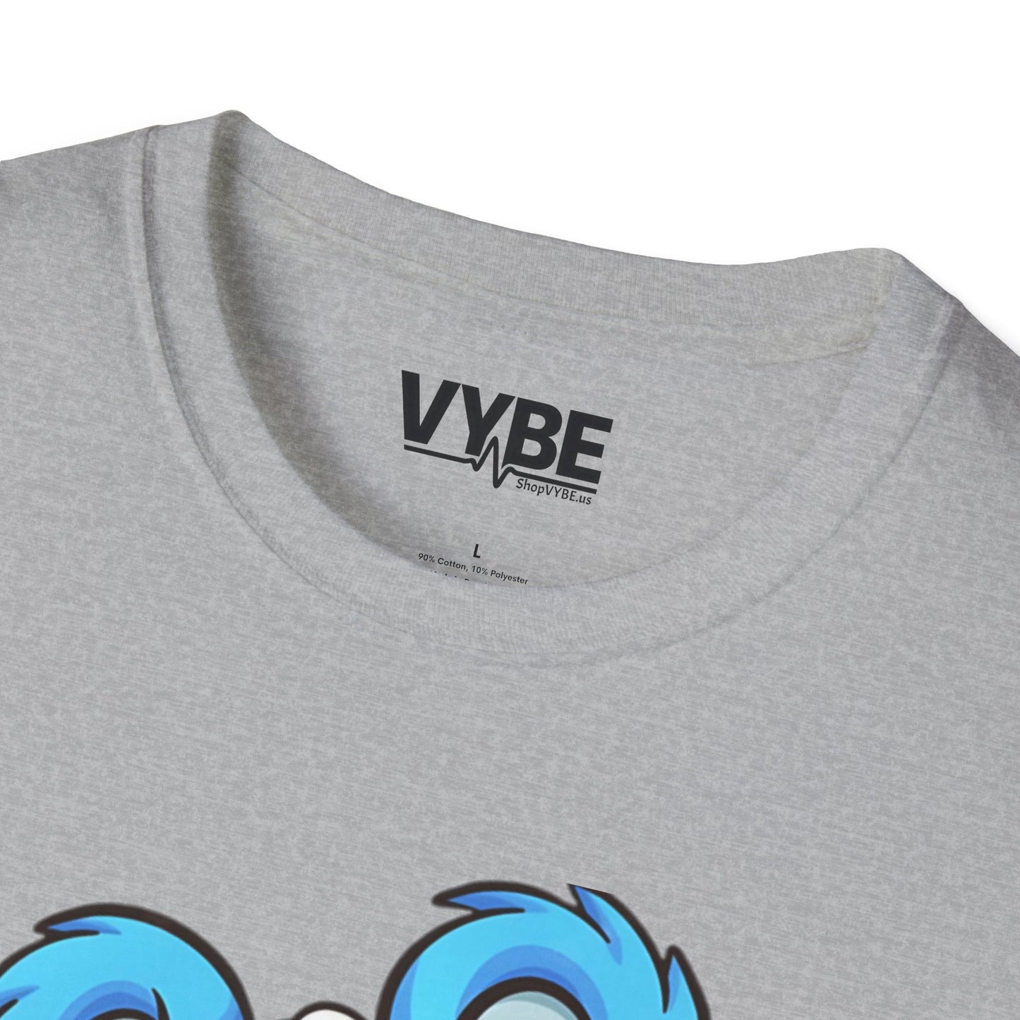 Blue Cartoon Bear T-Shirt - VYBE