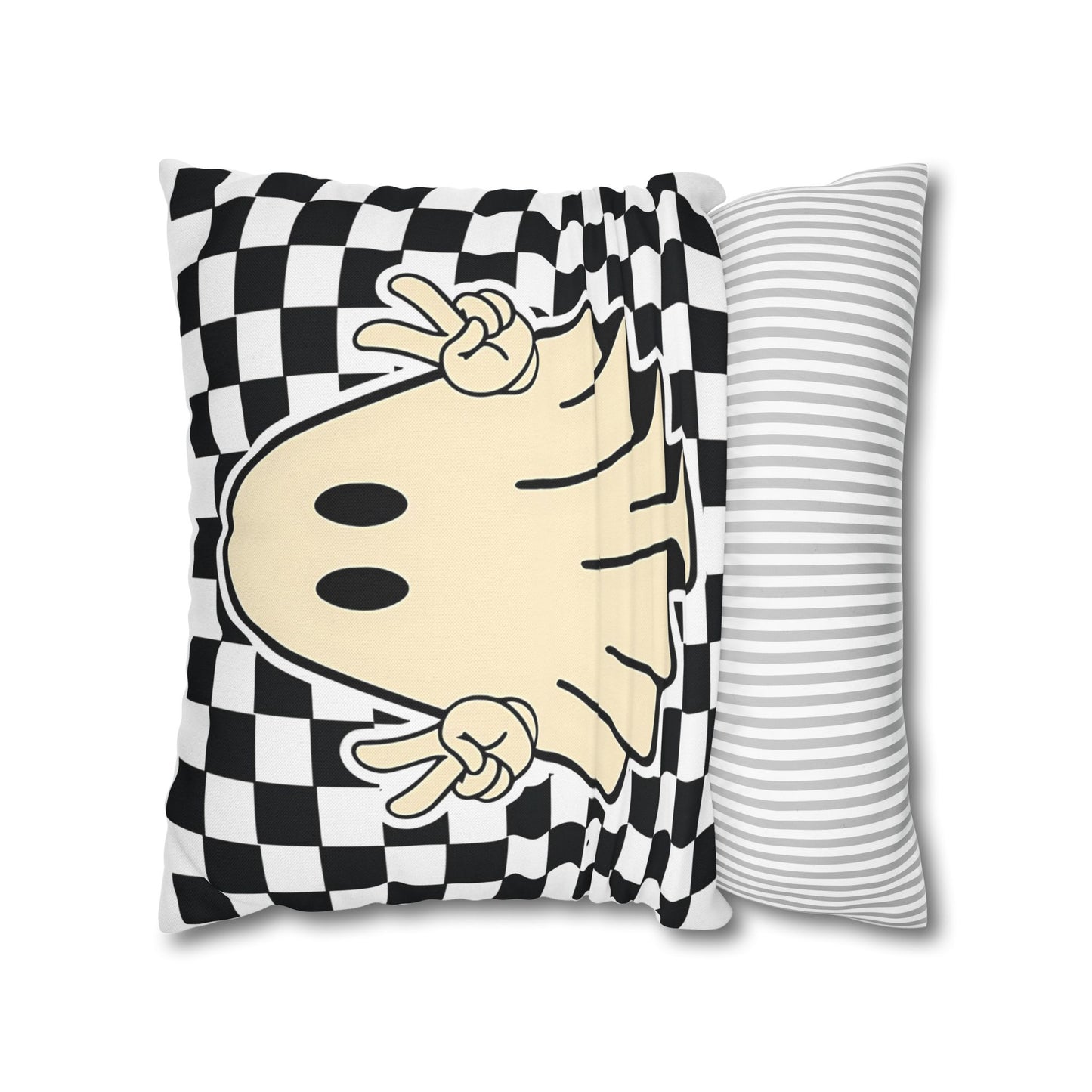 Playful Ghost Pillowcase for Halloween Decor, Cozy Home Accent, Perfect Gift for Ghost Lovers - VYBE Shop